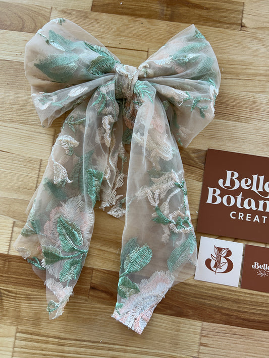Vintage Rose | Floral Hair Bow
