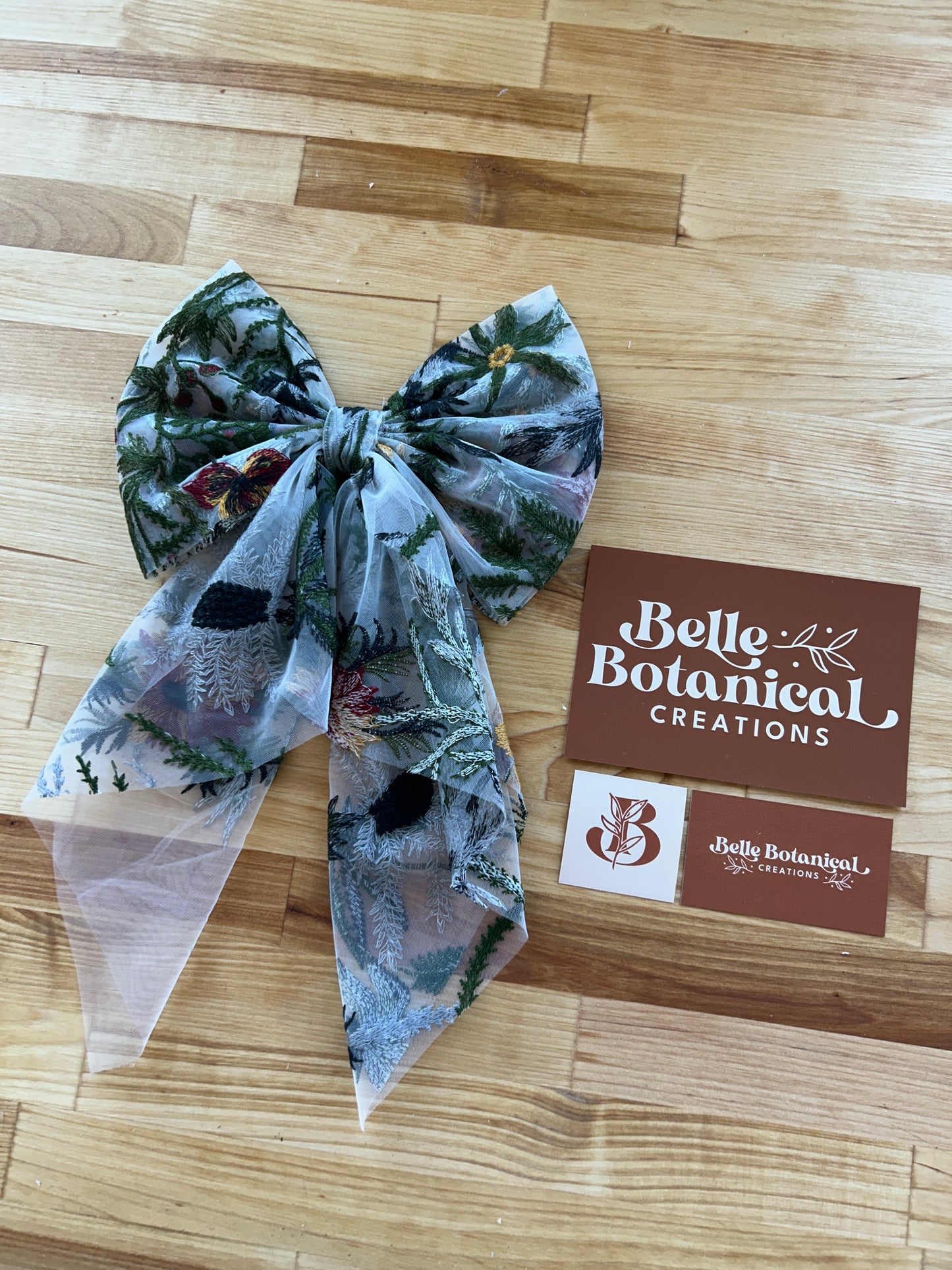 Enchanted Forest | Floral Hair Bow