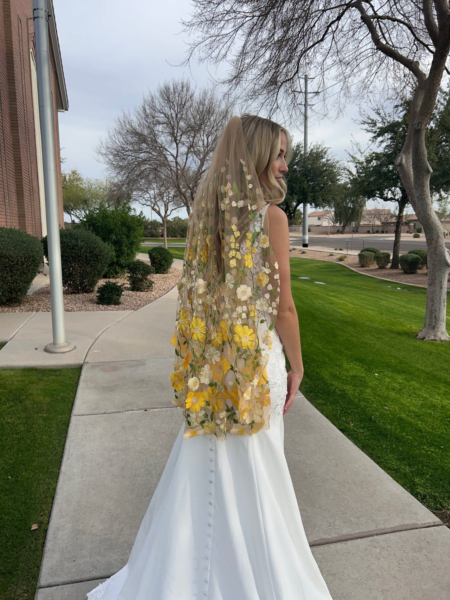 Sunrise Blvd | Floral Wedding Veil