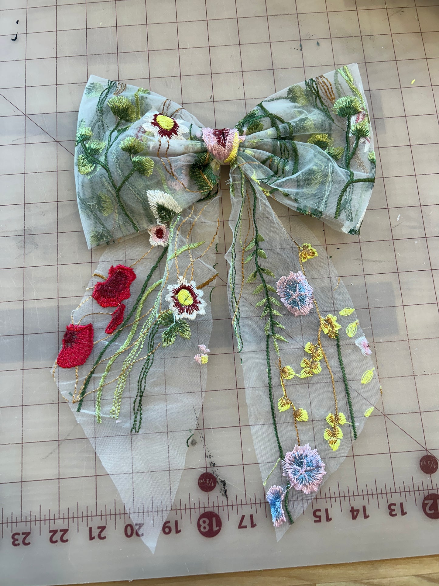 Vibrant Wildflower | Floral Hair Bow