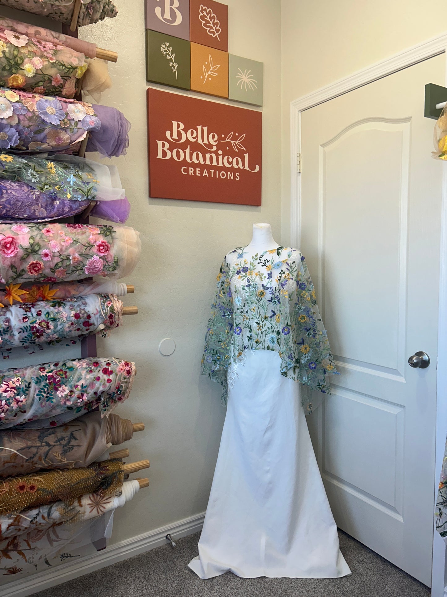 Starry Night Collection Capelets | Floral Embroidery