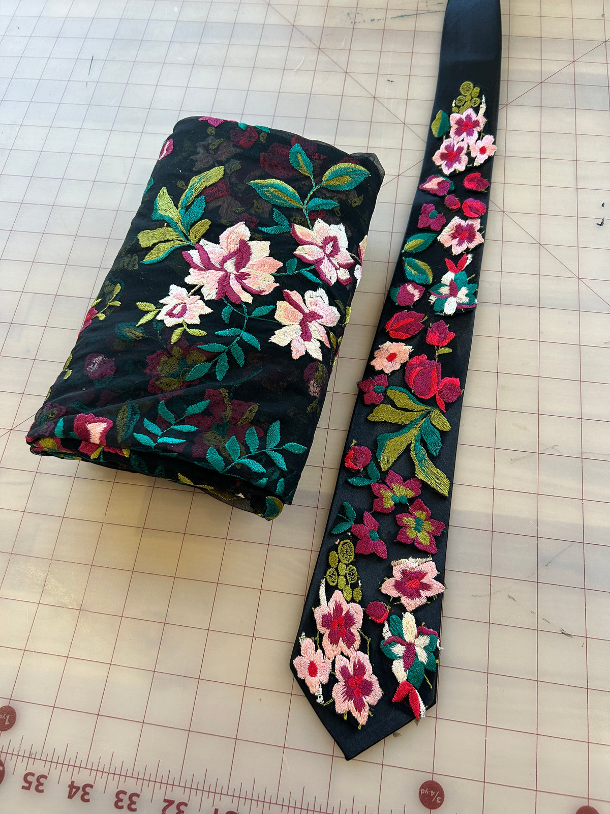 Jewel | Floral Embroidery Ties