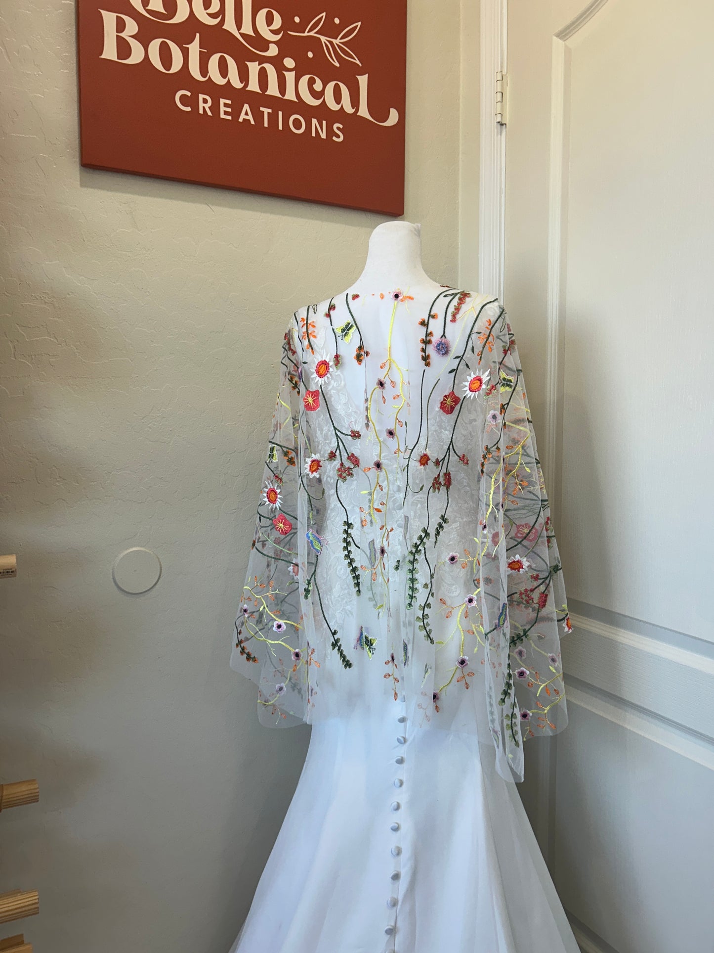 Wildflower Collection Capelets | Floral Embroidery