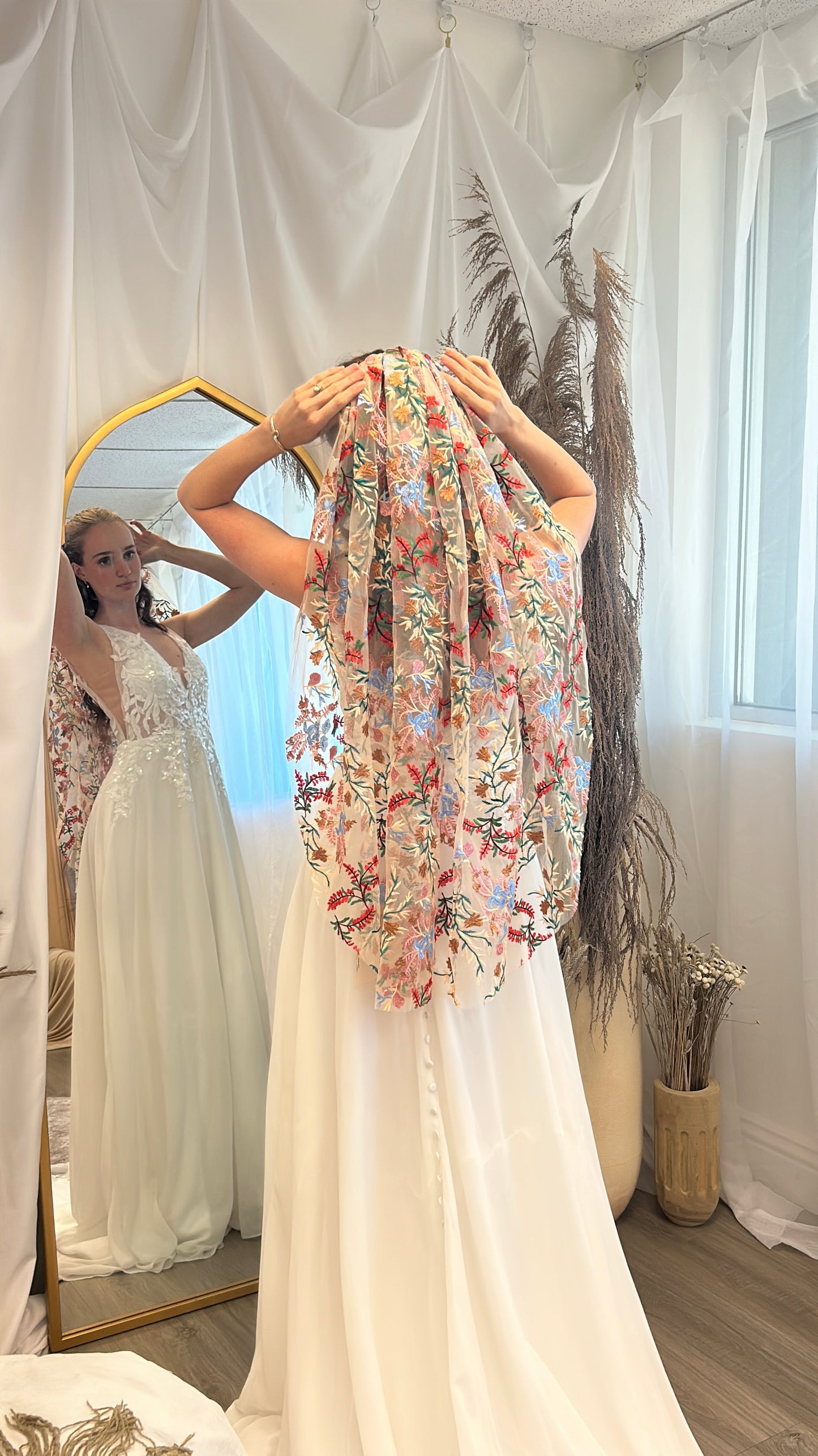 Wild Autumn | Floral Wedding Veil