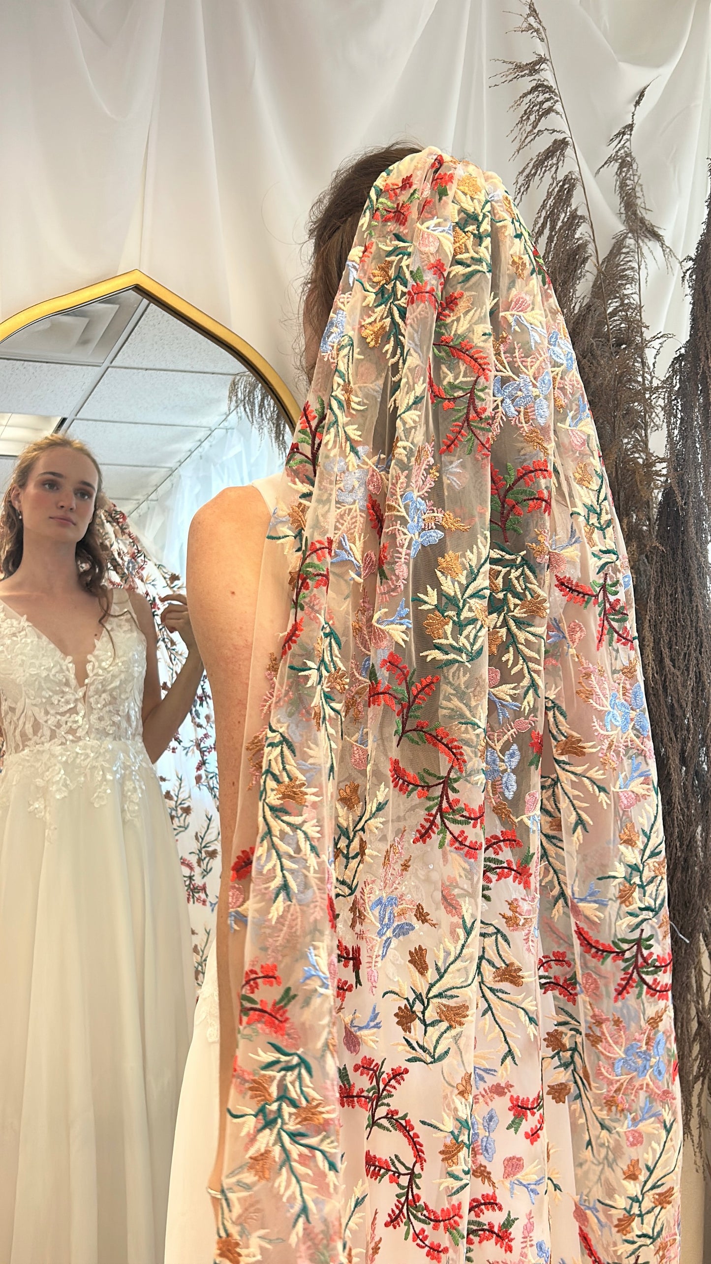 Wild Autumn | Floral Wedding Veil