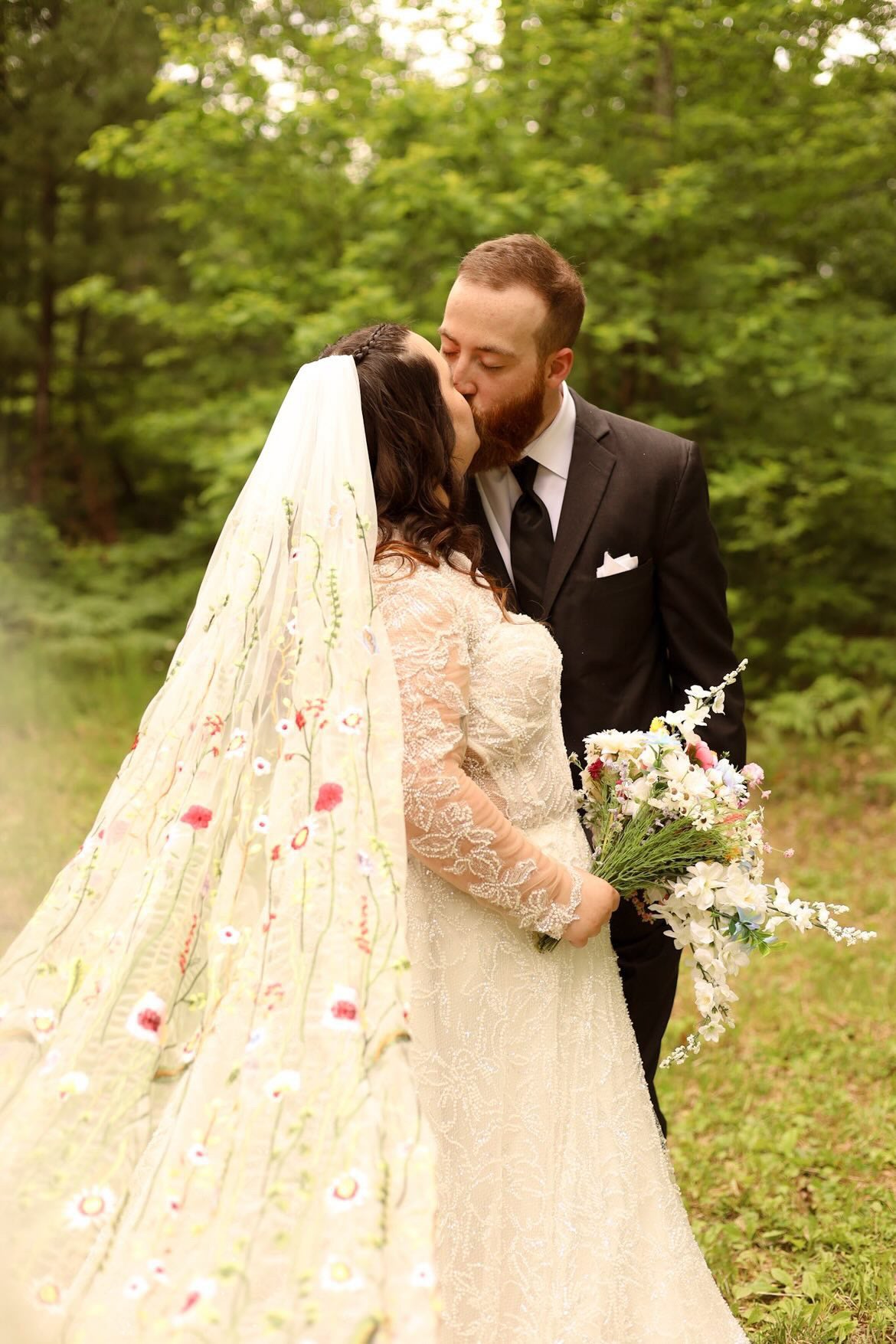 Vibrant Wildflower | Floral Wedding Veil