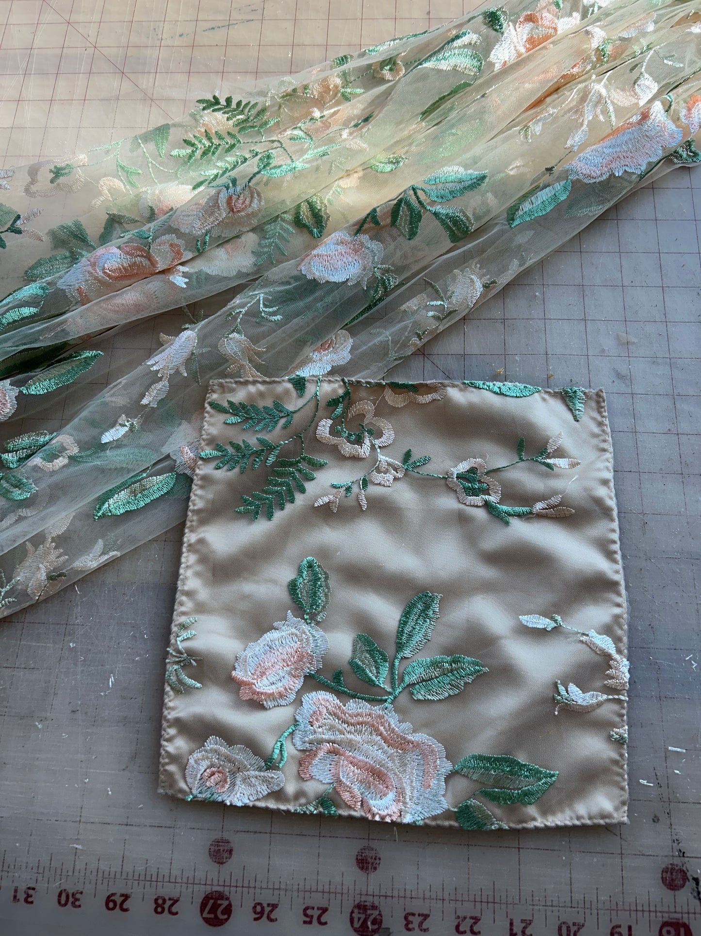 Embroidery Pocket Squares (multiple options) | Floral