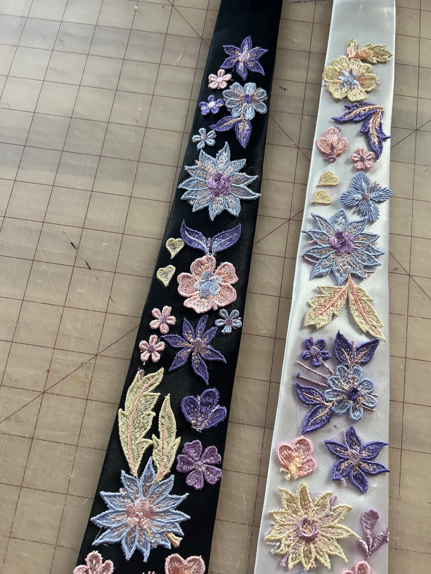 Purple Starry Night | Floral Tie