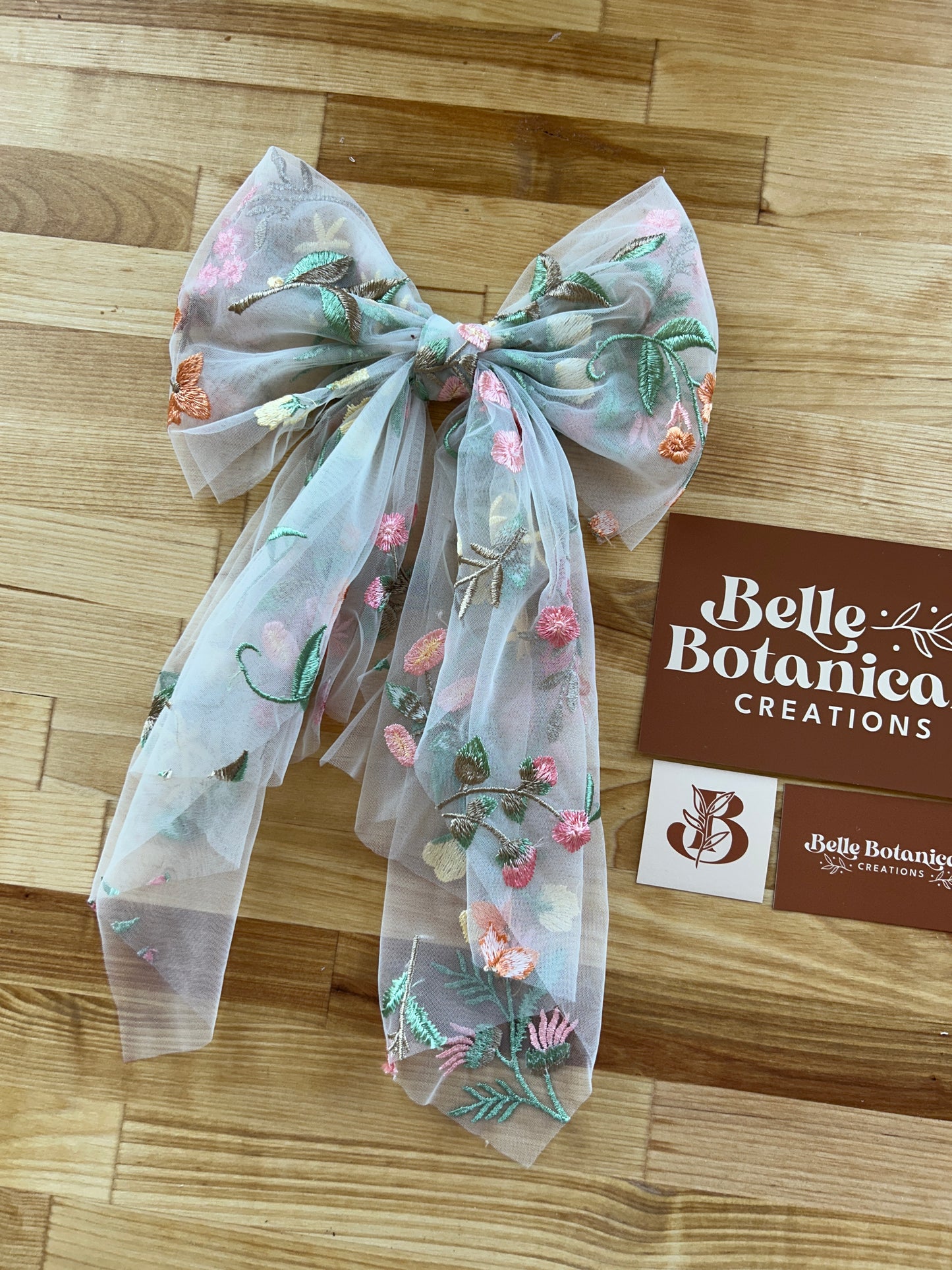 Springtime | Floral Hair Bow