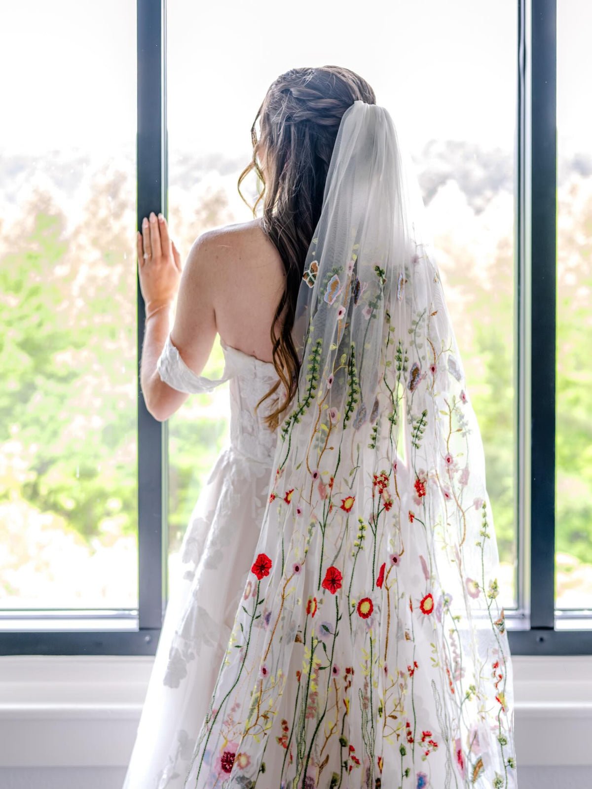 Vibrant Wildflower | Floral Wedding Veil