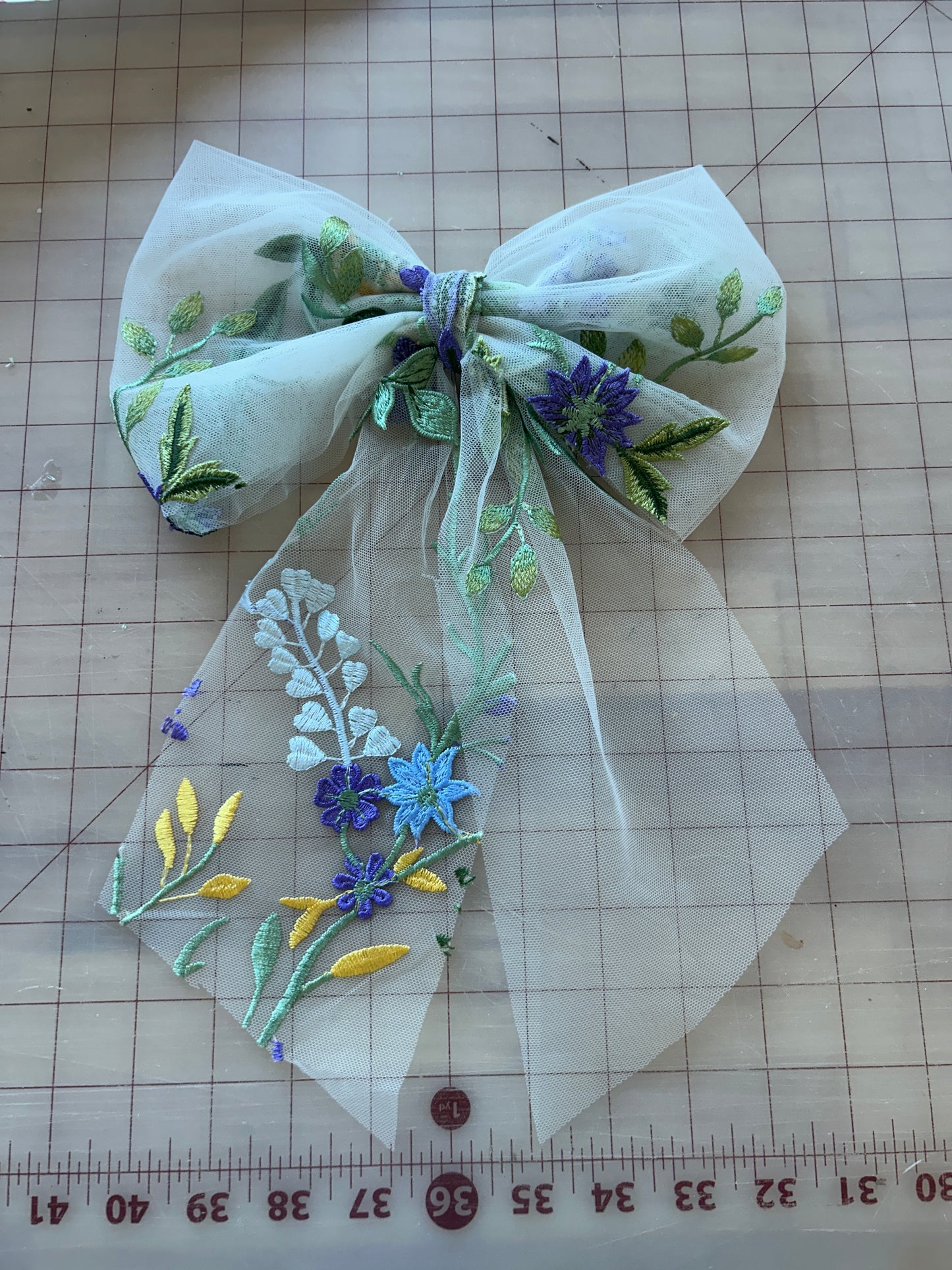 Starry Night | Floral Hair Bow
