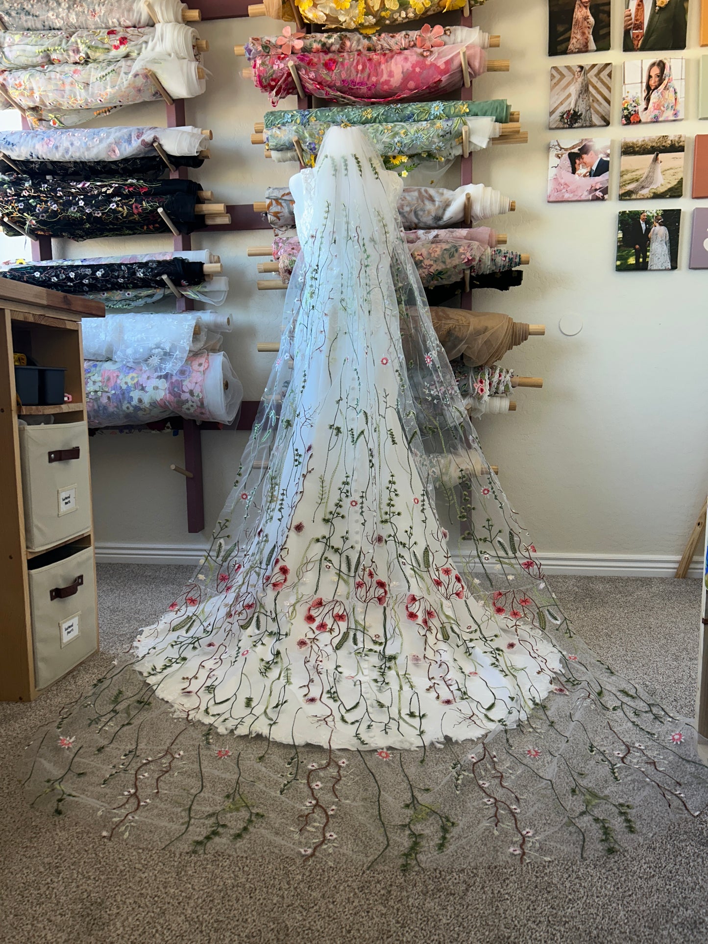 Muted Wildflower | Floral Wedding Veil