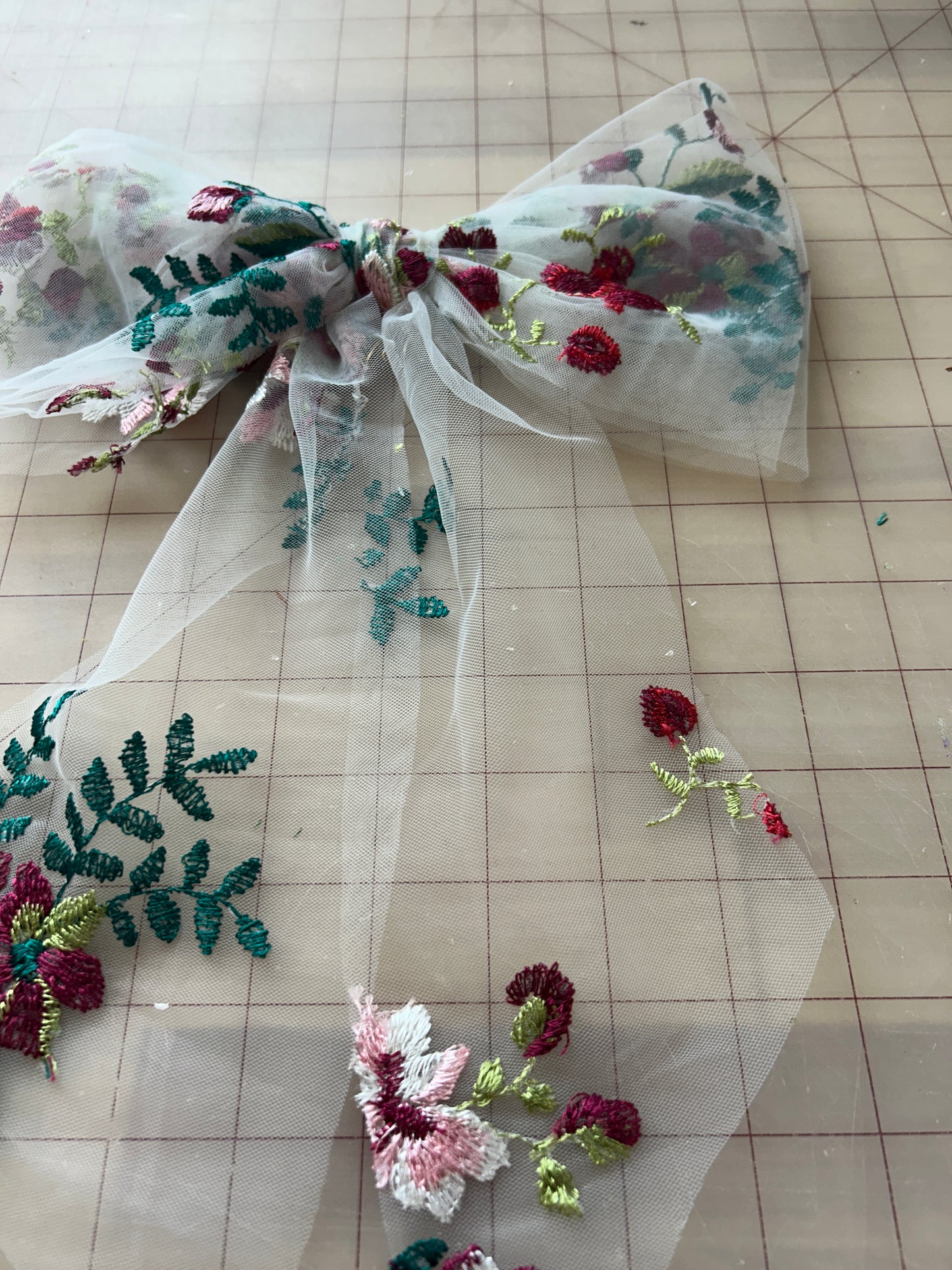 Jewel | Floral Hair Bow