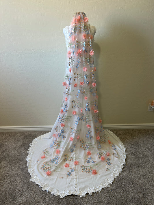 Pink Blue Pastel (70")  | Final Sale, Ready to Ship