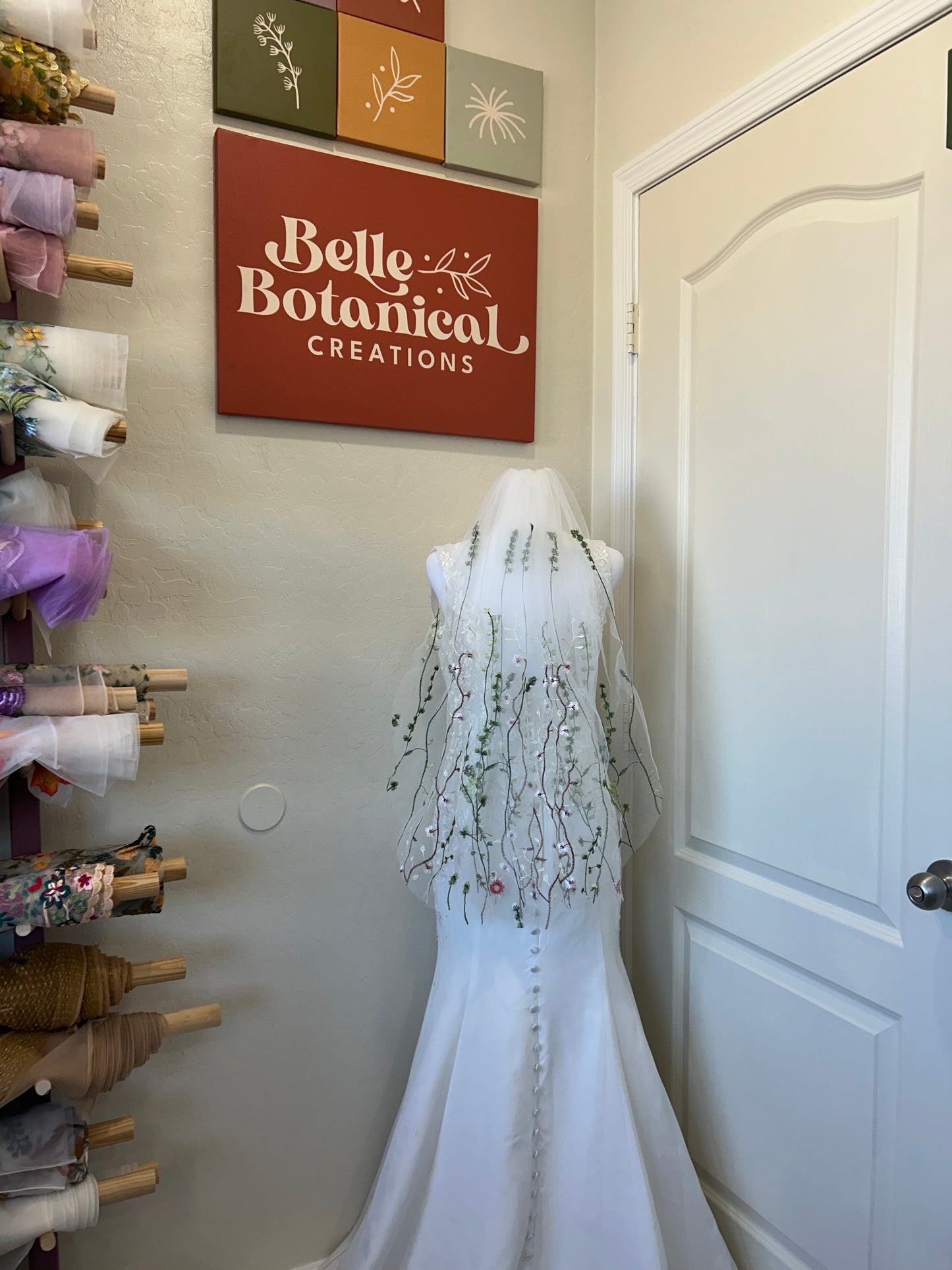 Muted Wildflower | Floral Wedding Veil