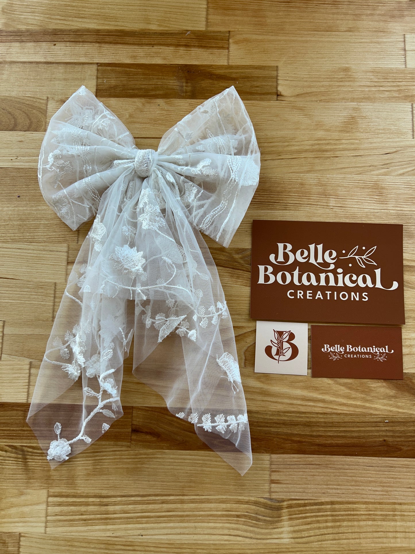 Ivory Wildflower | Floral Hair Bow