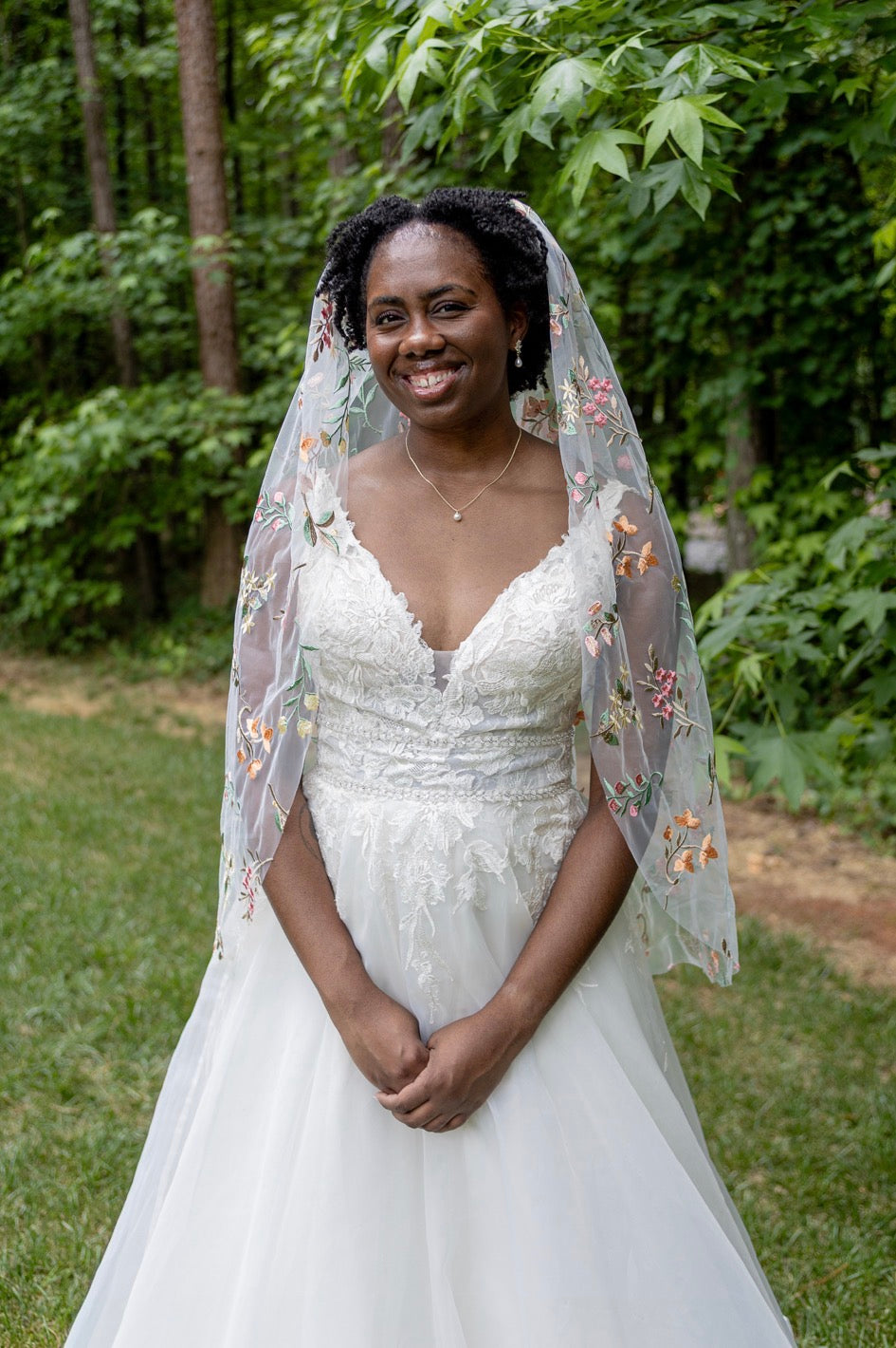 Springtime | Floral Wedding Veil