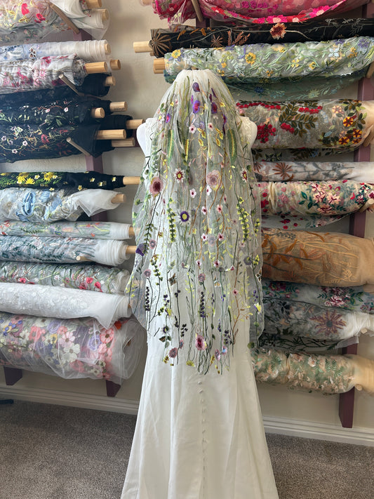 Purple Wildflower (22"/34") Final Sale, Ready to Ship