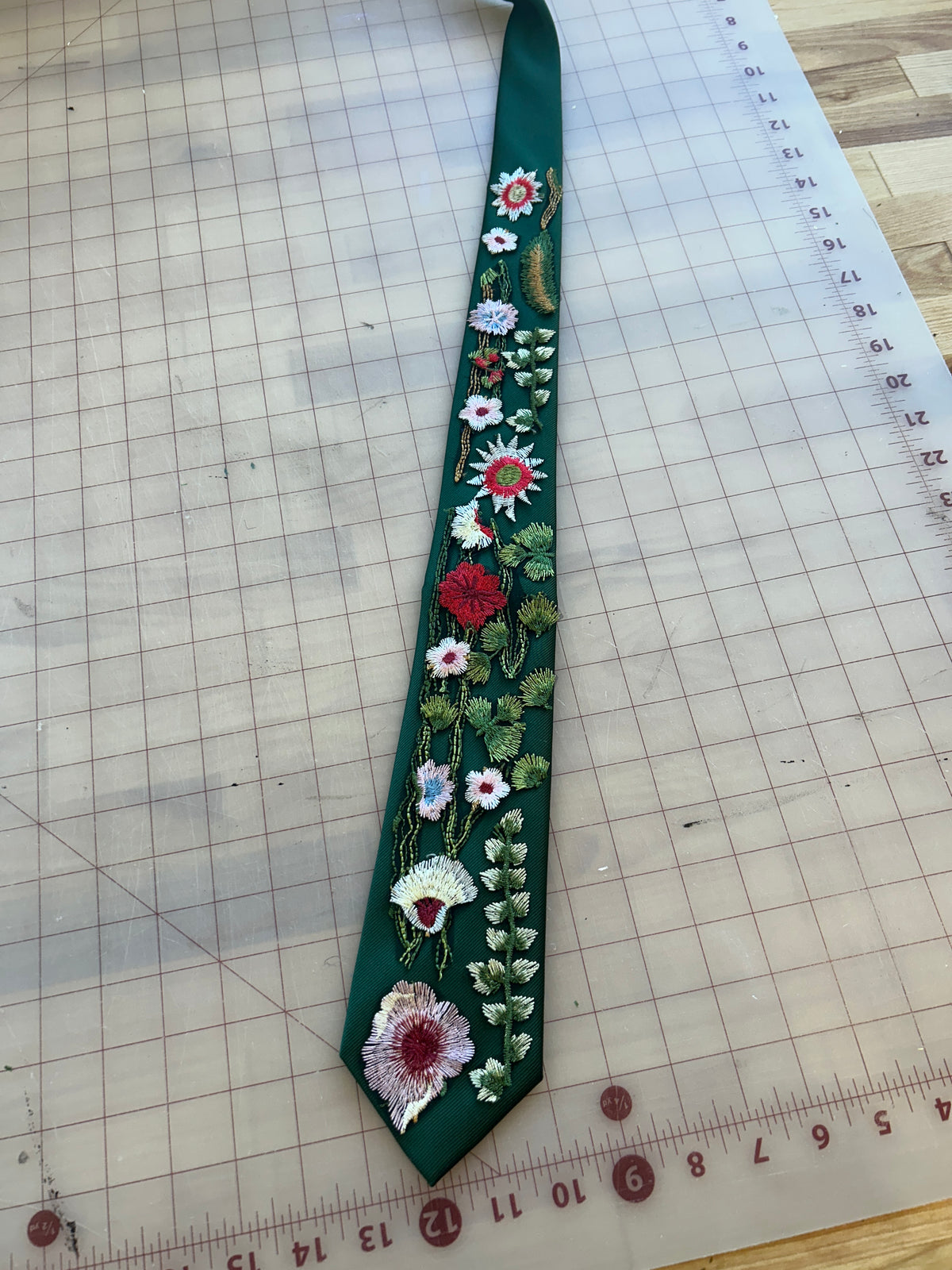 Vibrant Wildflower | Floral Embroidery Ties