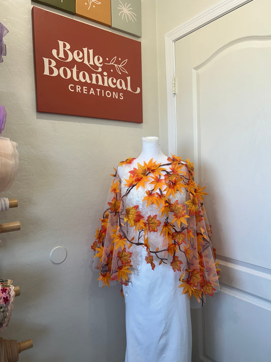 Autumn Collection Capelets | Floral Embroidery