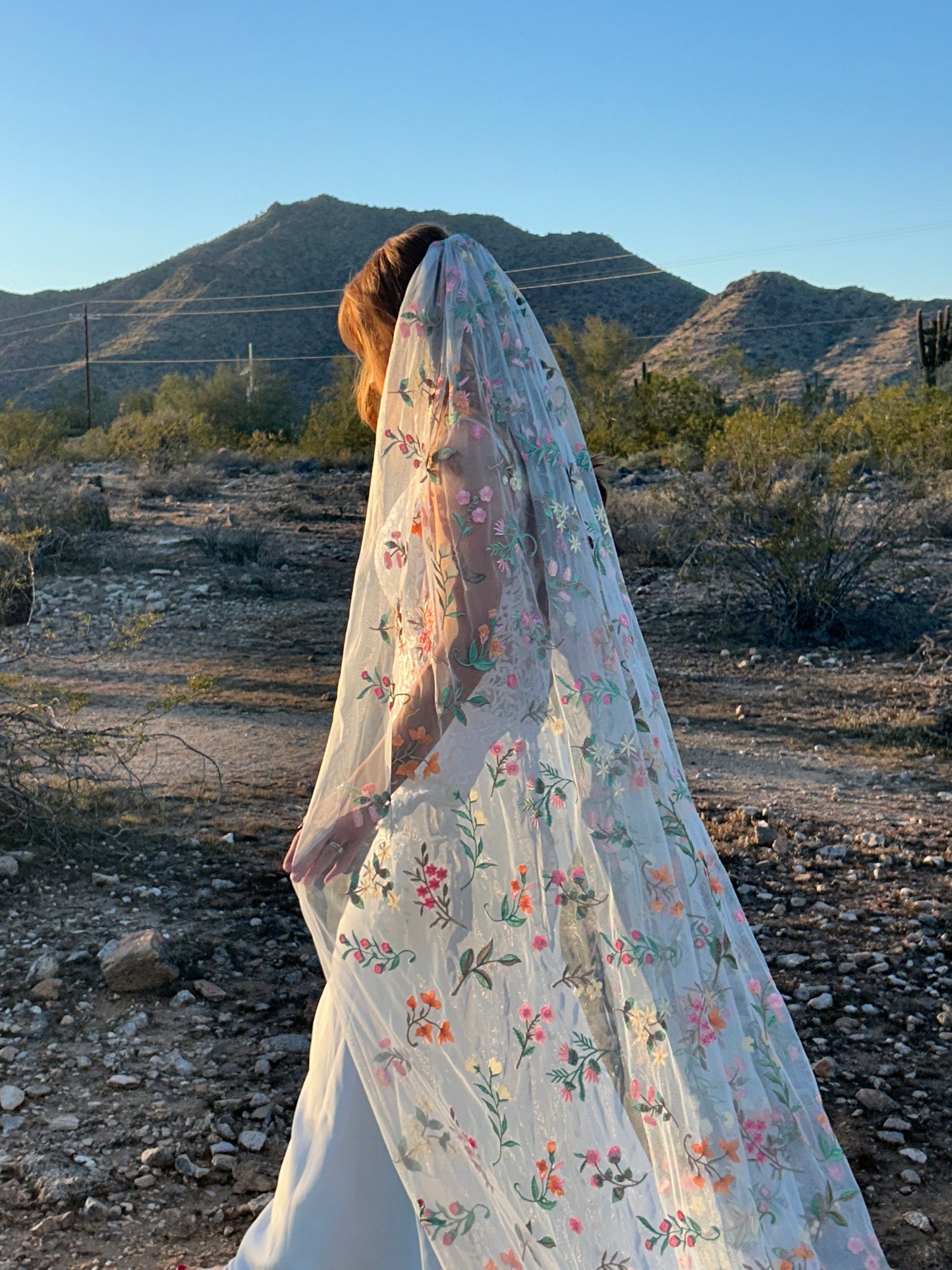 Springtime | Floral Wedding Veil