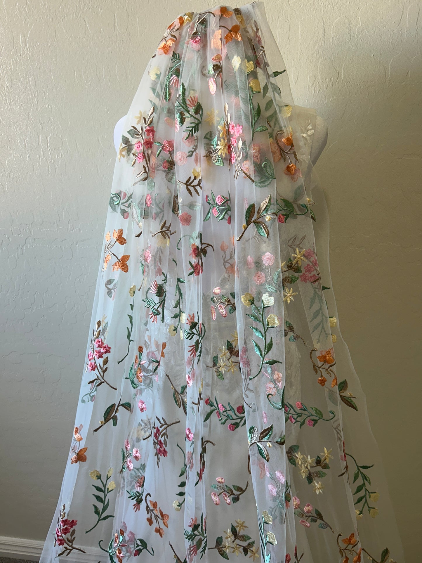 NEW Springtime | Floral Wedding Veil