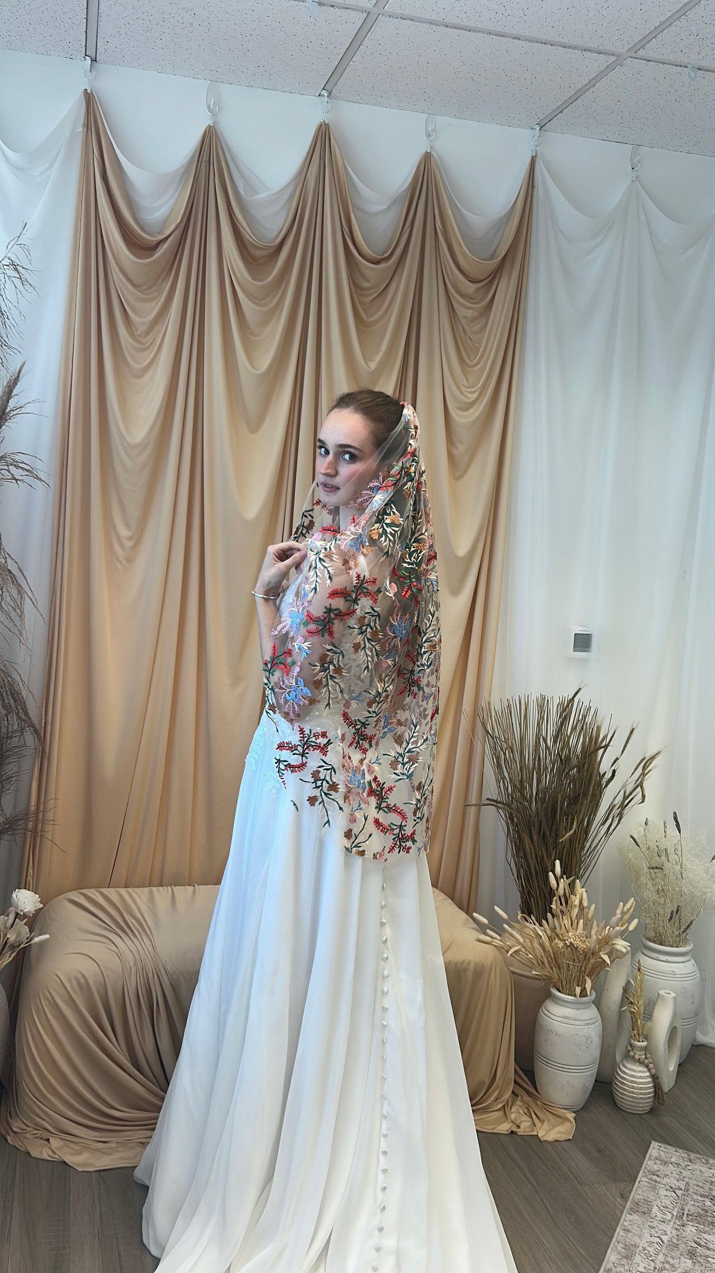 Wild Autumn | Floral Wedding Veil