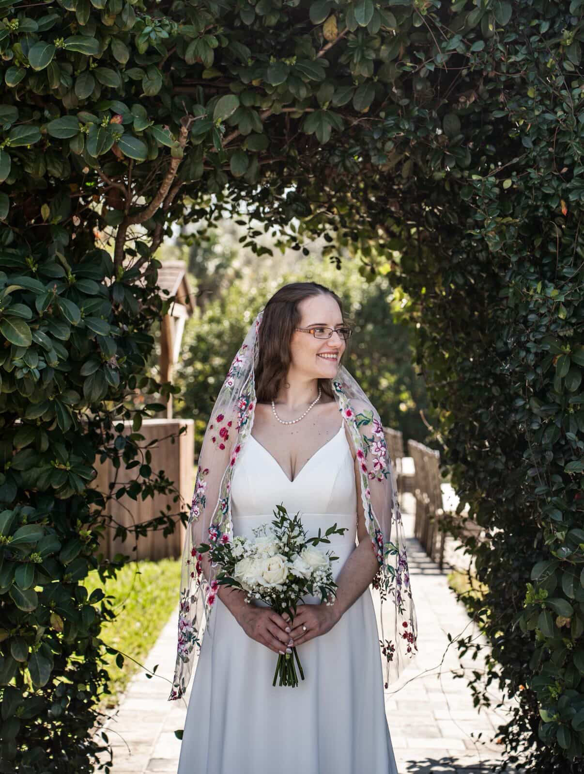 Jewel | Floral Wedding Veil