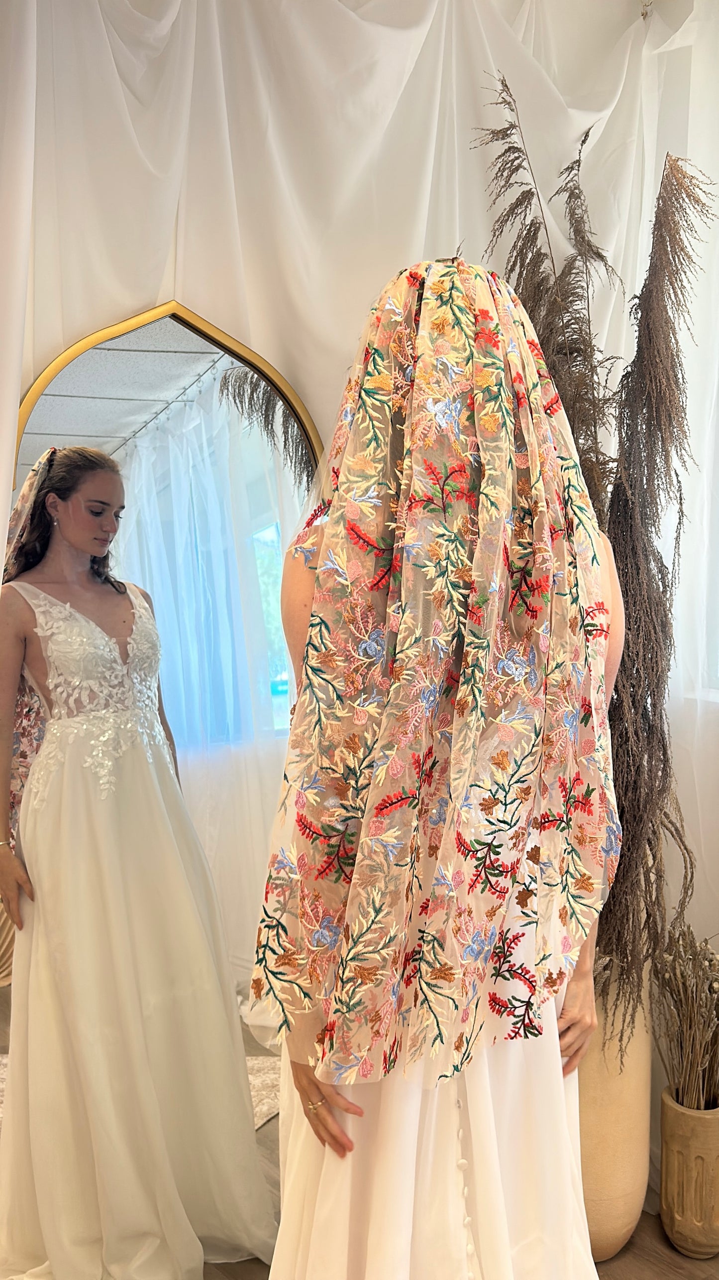 Wild Autumn | Floral Wedding Veil