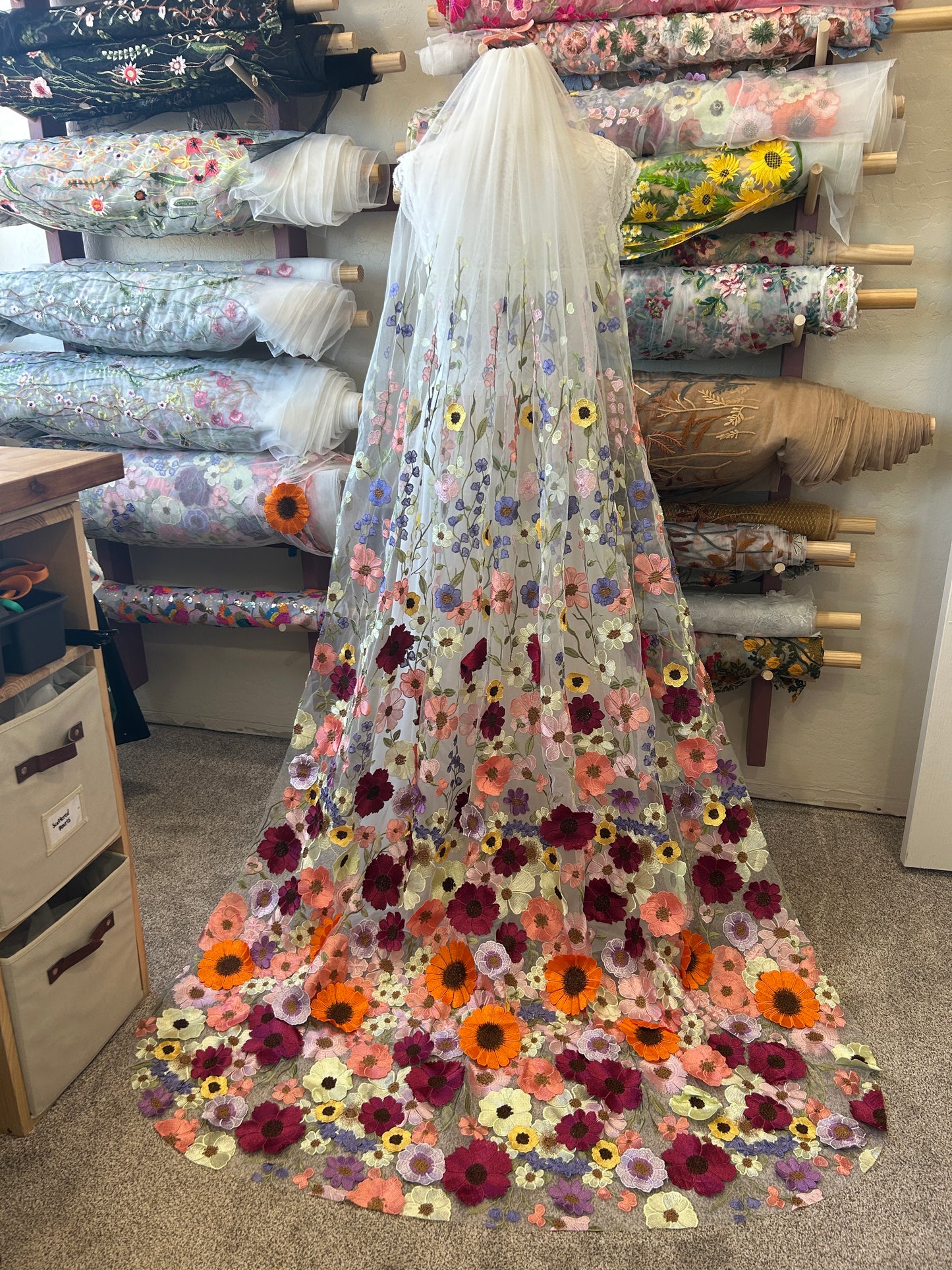 Betty's Garden | Floral Wedding Veil