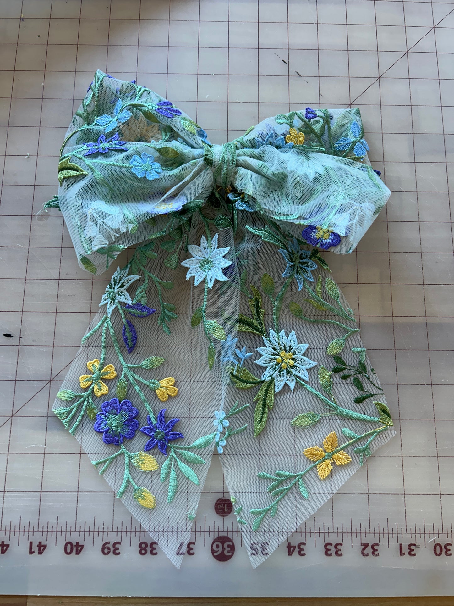 Starry Night | Floral Hair Bow