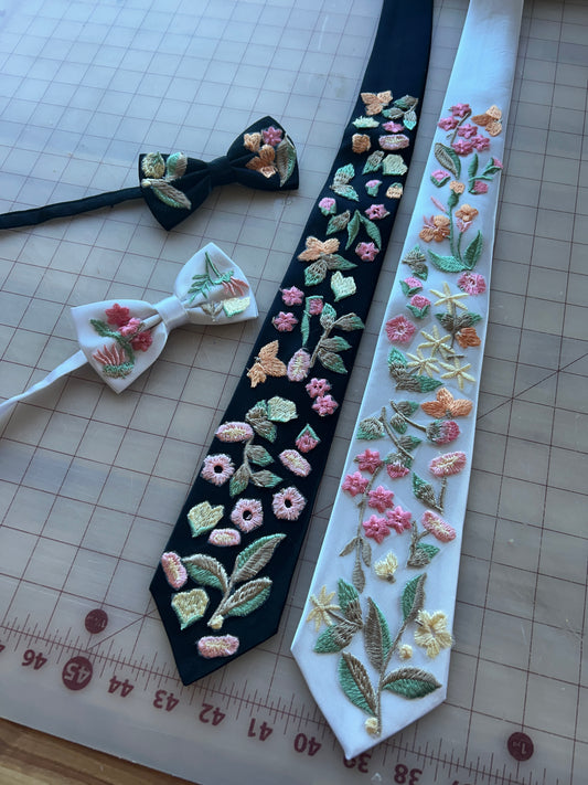 Springtime | Floral Bow Tie