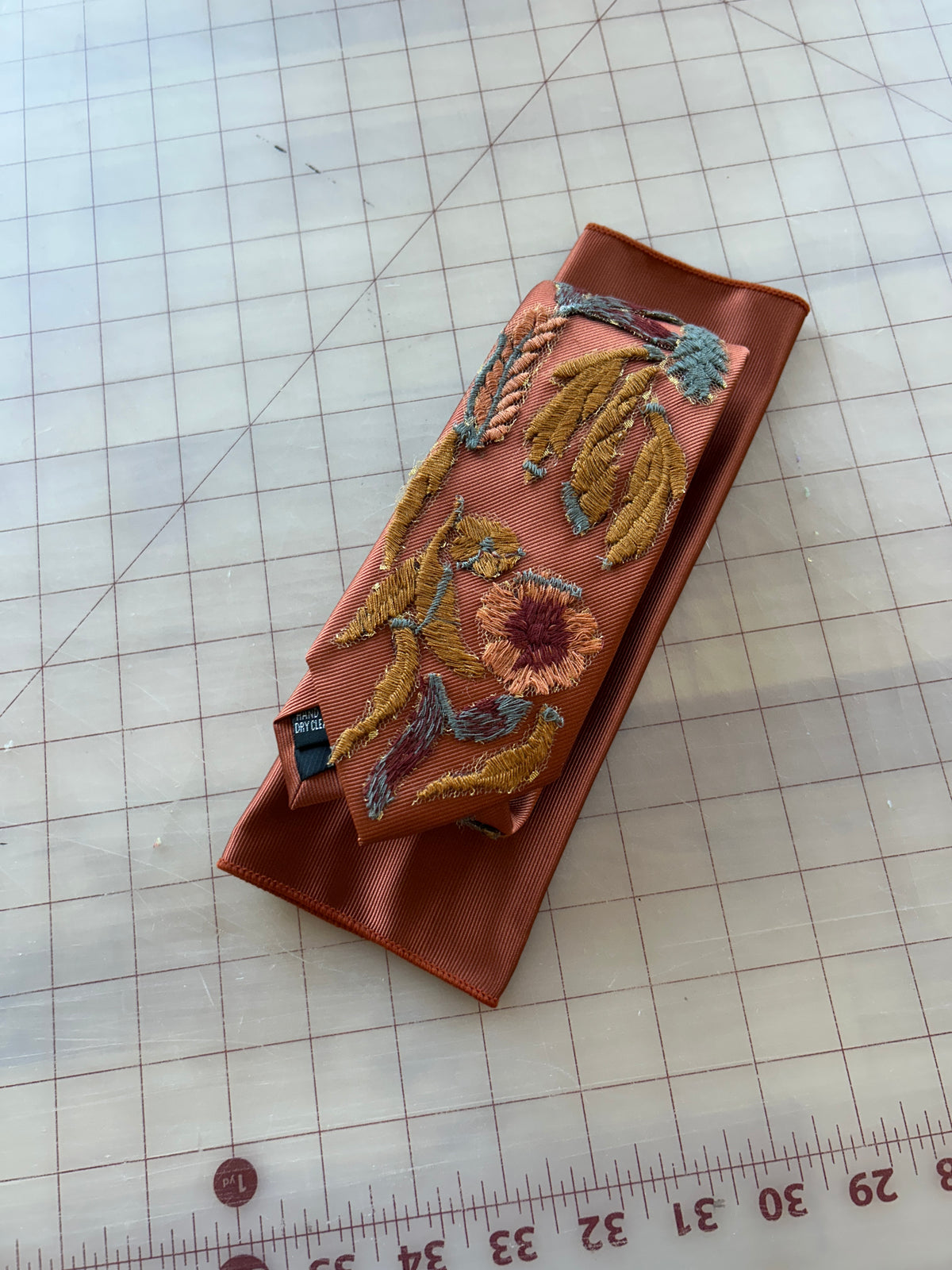Autumn Leaves Falling | Autumn Colors | Floral Embroidery Ties