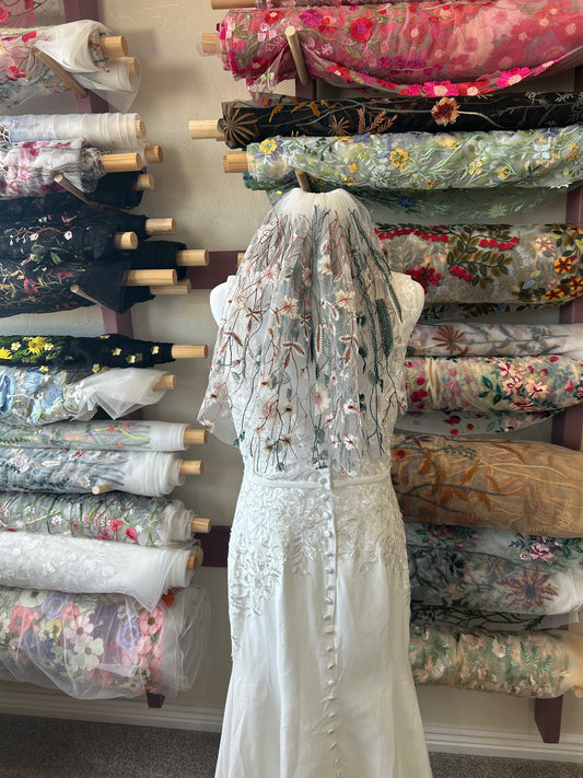 Mini Green Wildflower 16"| Final Sale, Ready to Ship