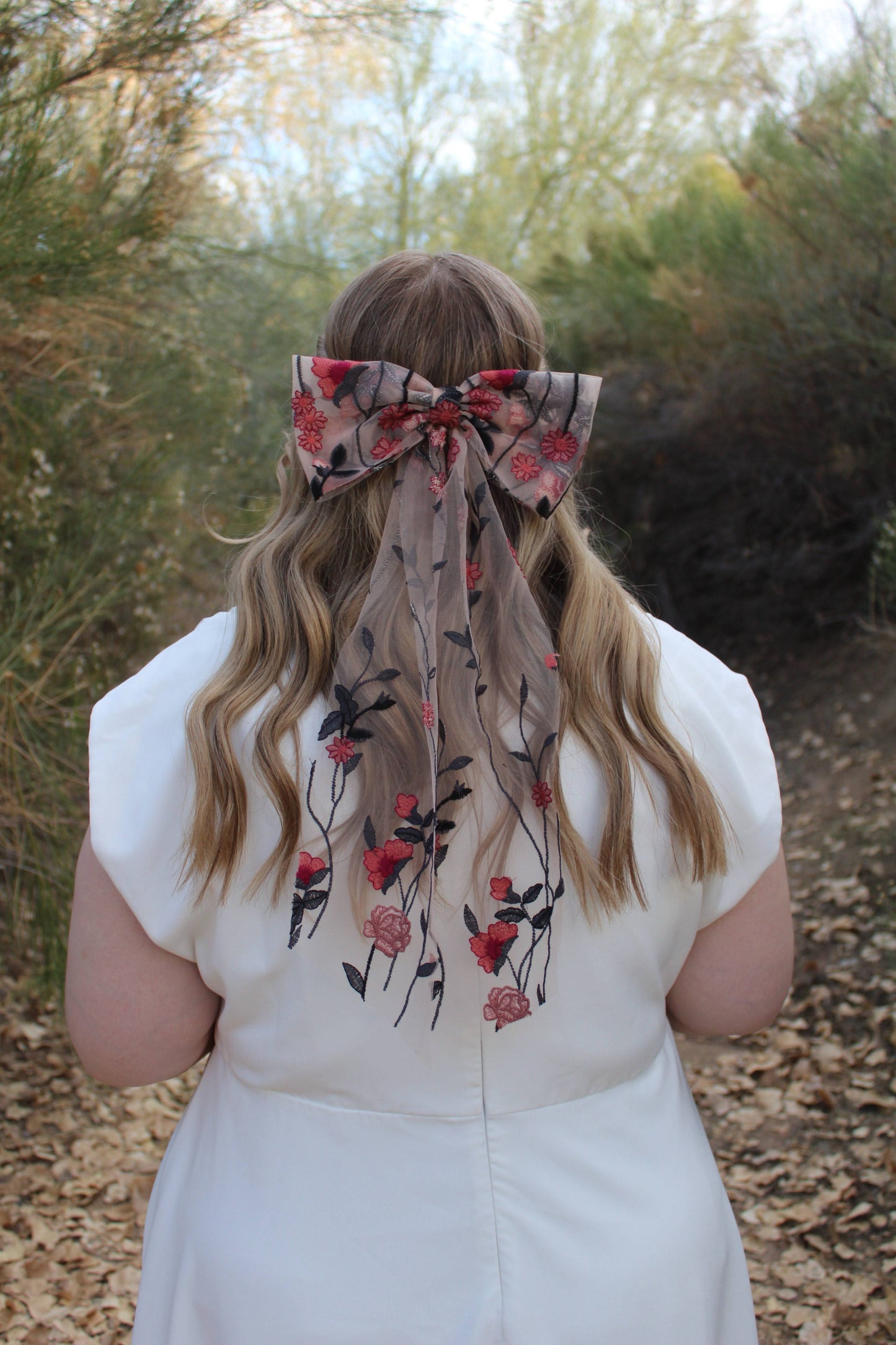 Rose Garden Hair Bow