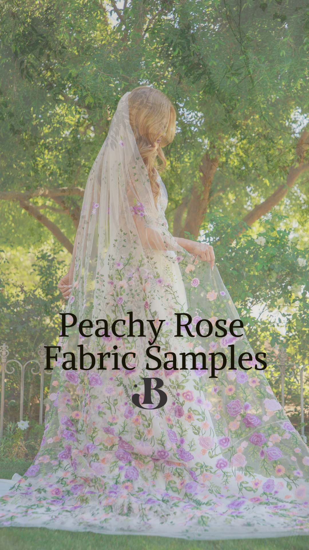 Fabric Samples: Peachy Rose Collection