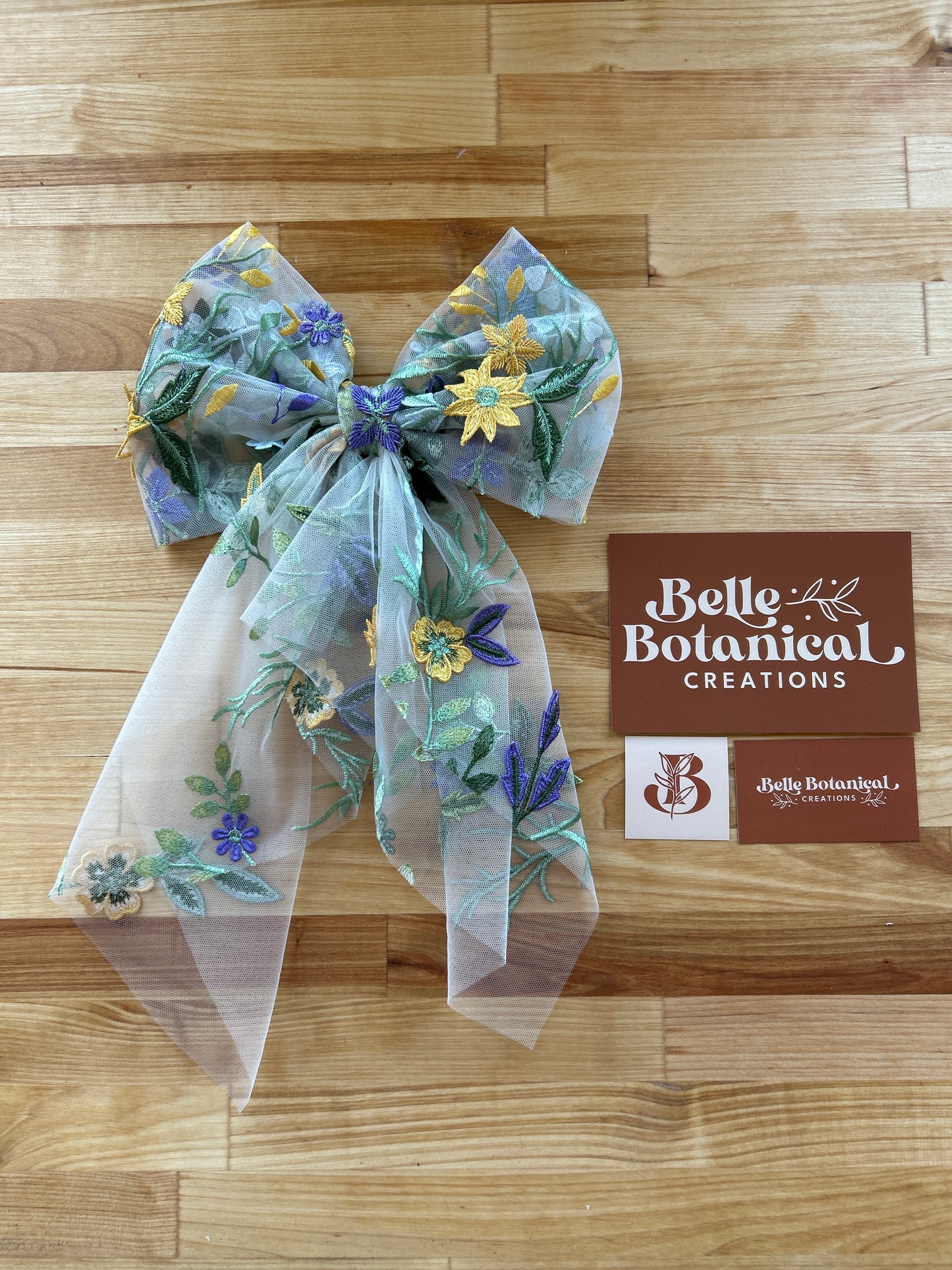Starry Night | Floral Hair Bow