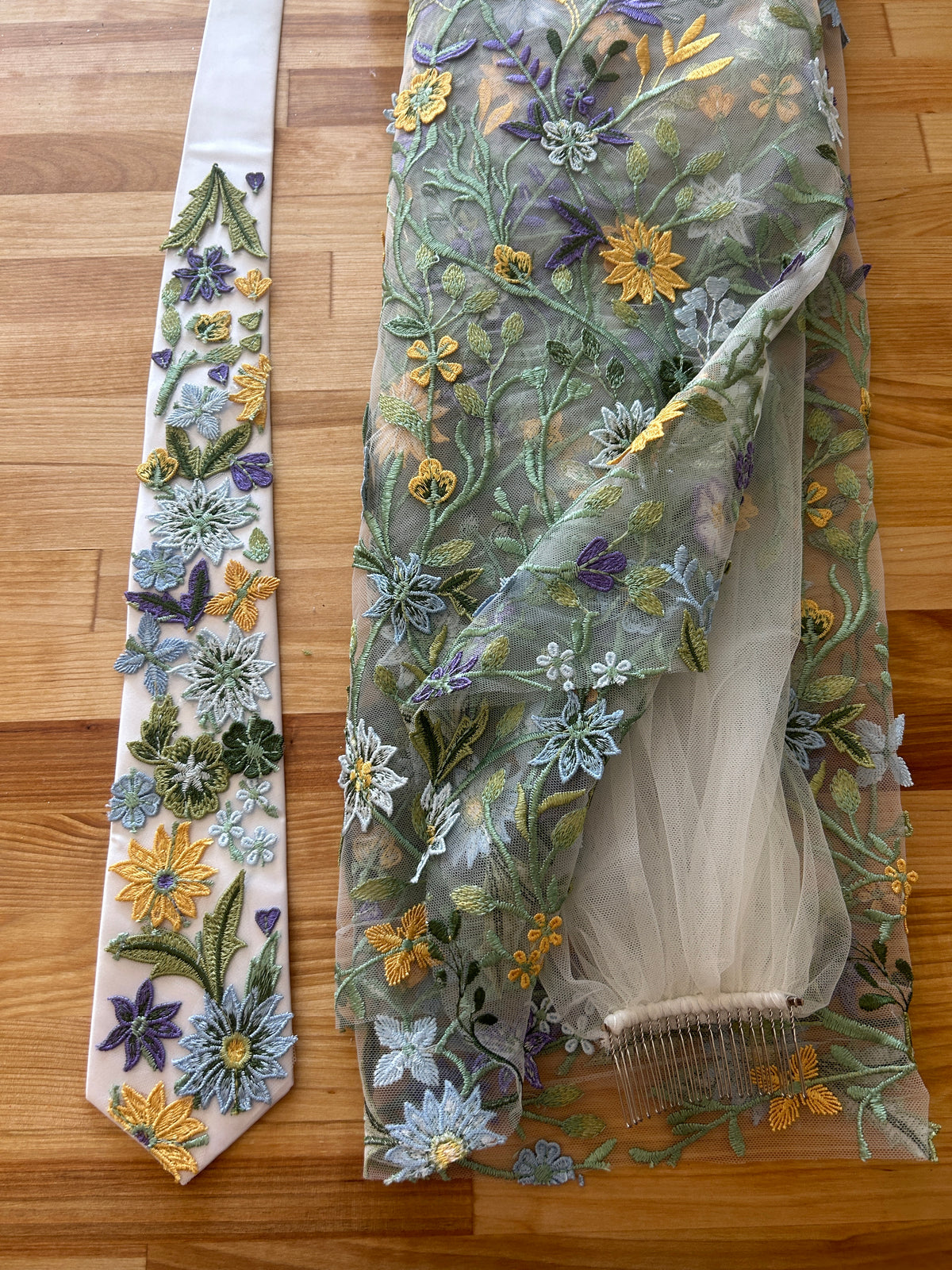 Starry Night | Floral Embroidery Ties