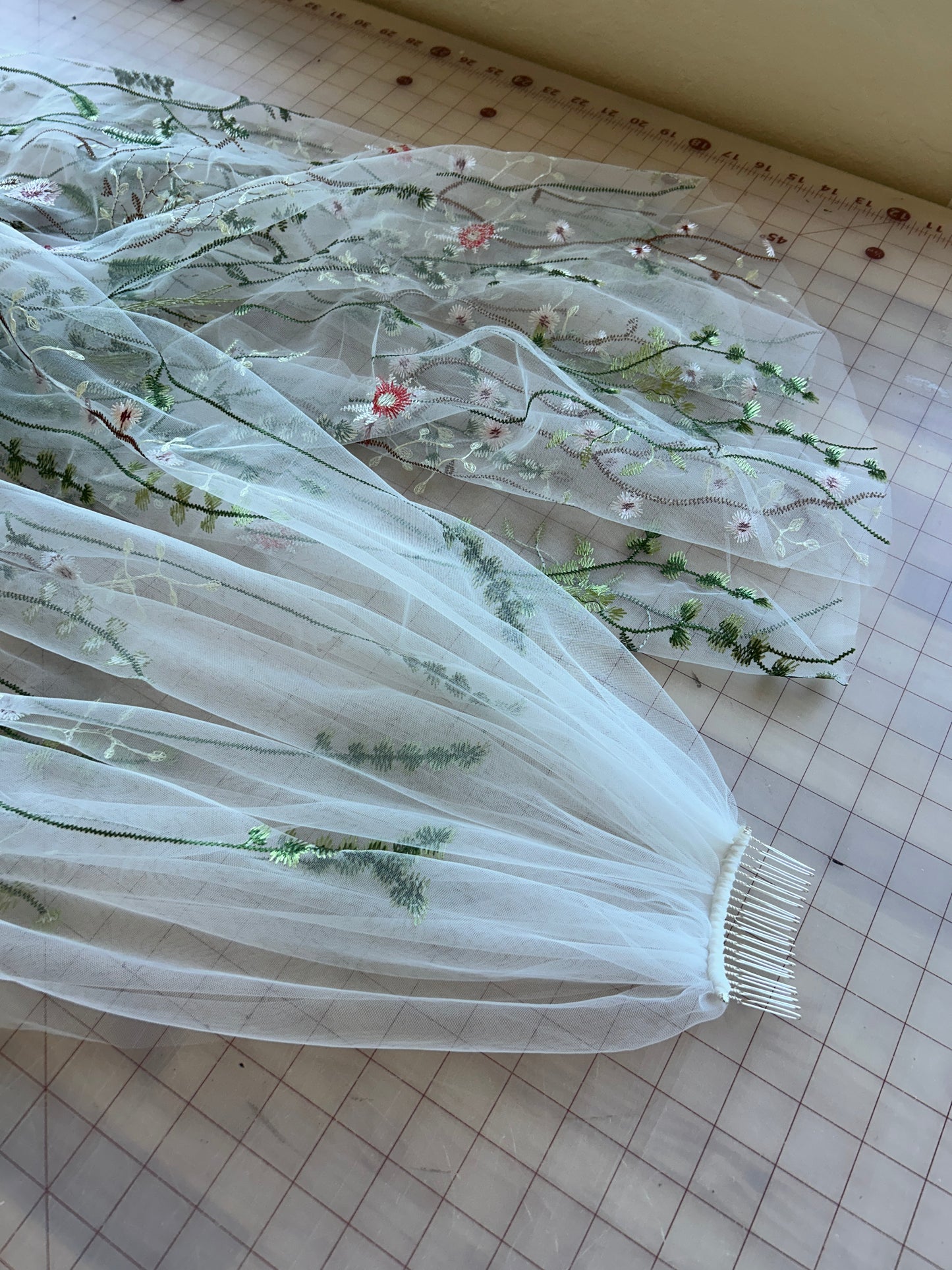 Muted Wildflower | Floral Wedding Veil