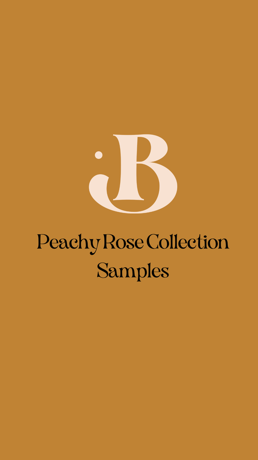 Fabric Samples: Peachy Rose Collection