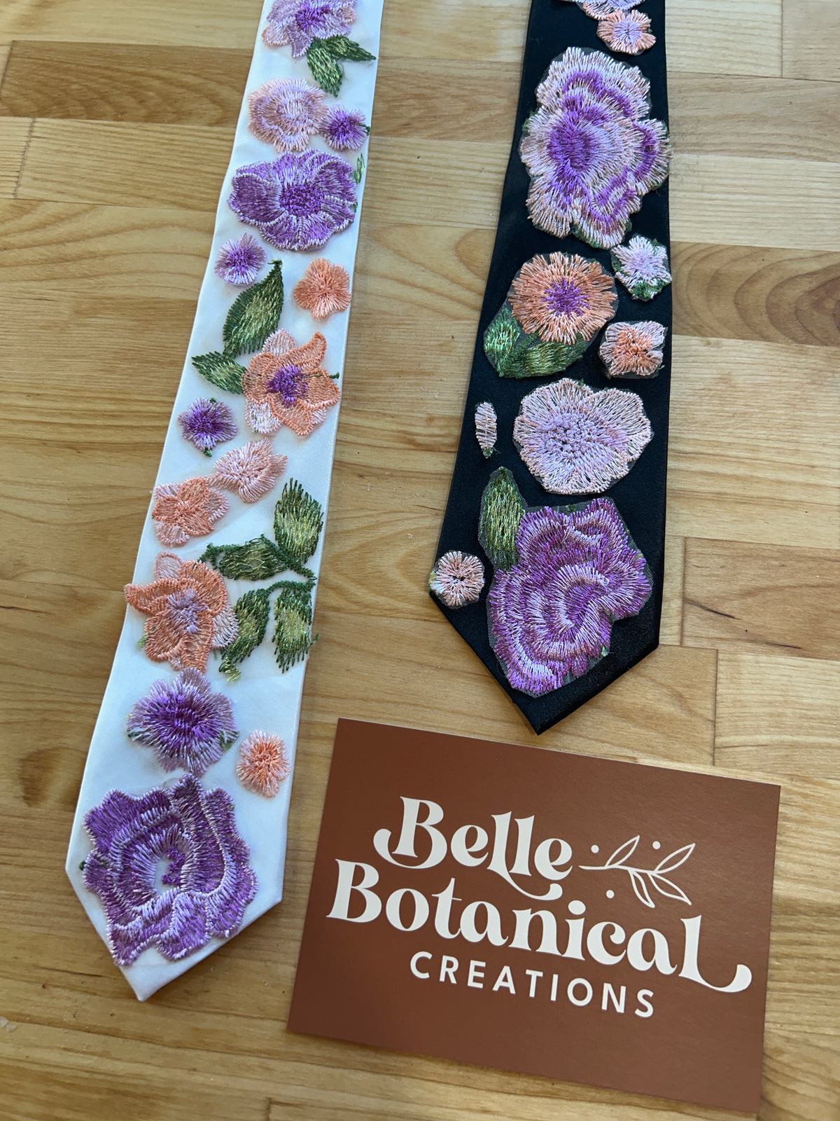 Purple Peachy Rose | Floral Tie