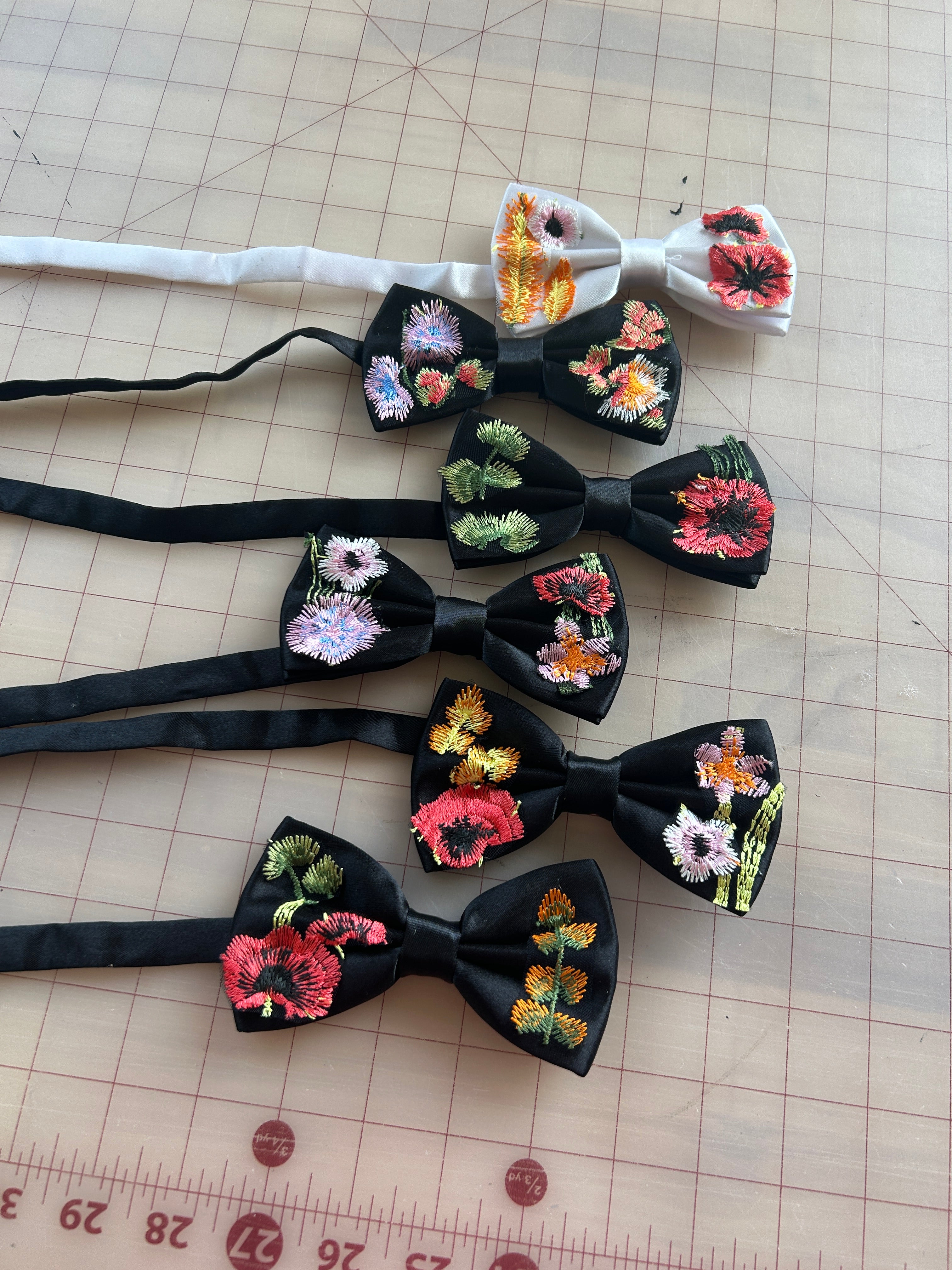Orange Wildflower | Floral Ties – Belle Botanical Creations LLC