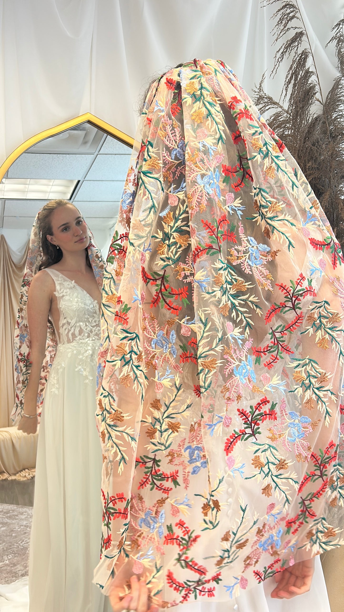 Wild Autumn | Floral Wedding Veil