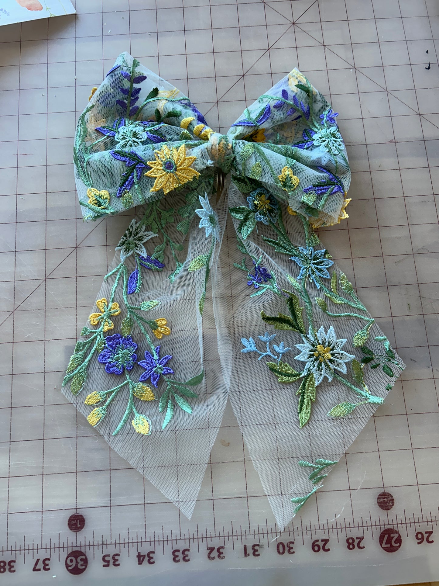 Starry Night | Floral Hair Bow