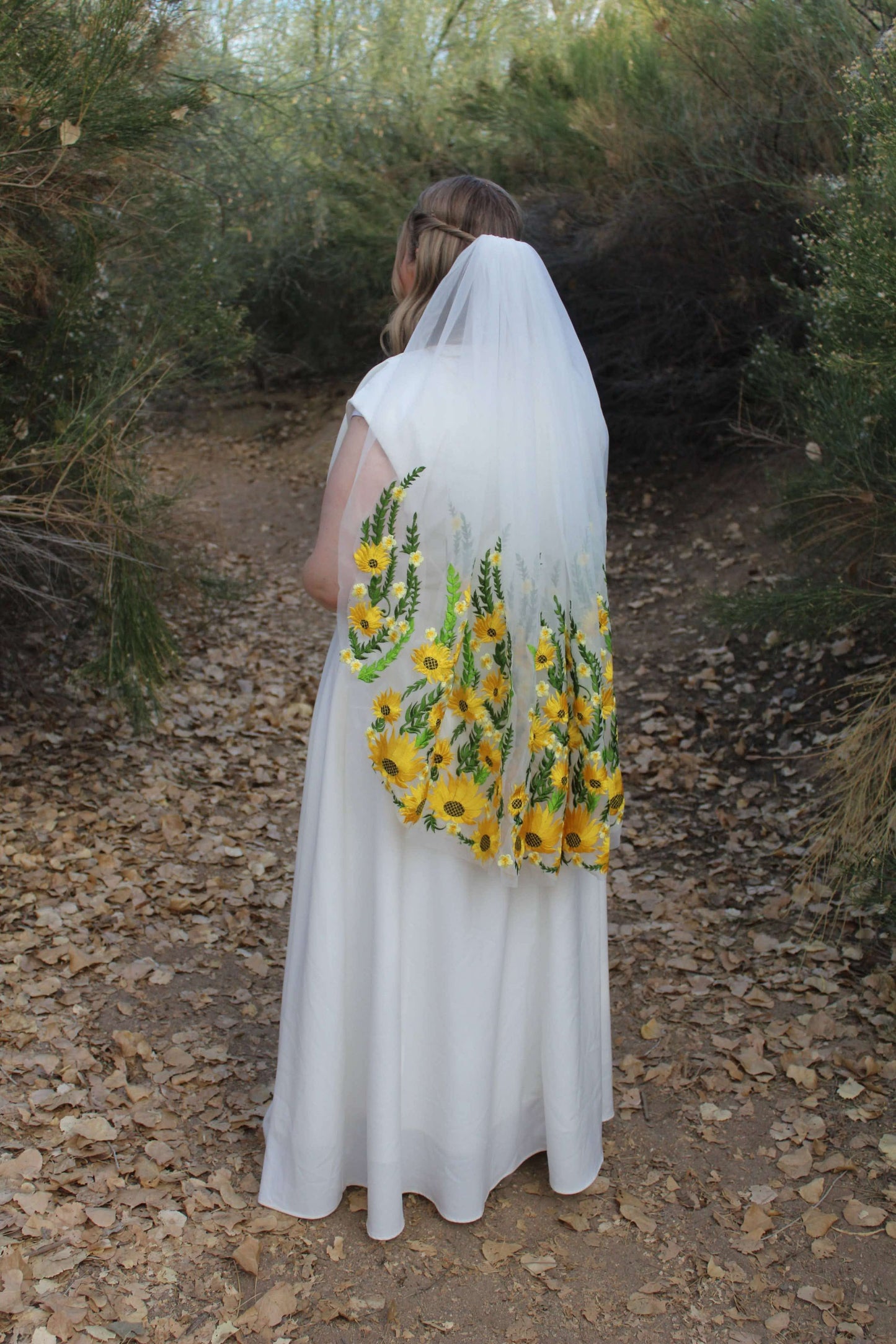 Wild Sunflower | Floral Wedding Veil