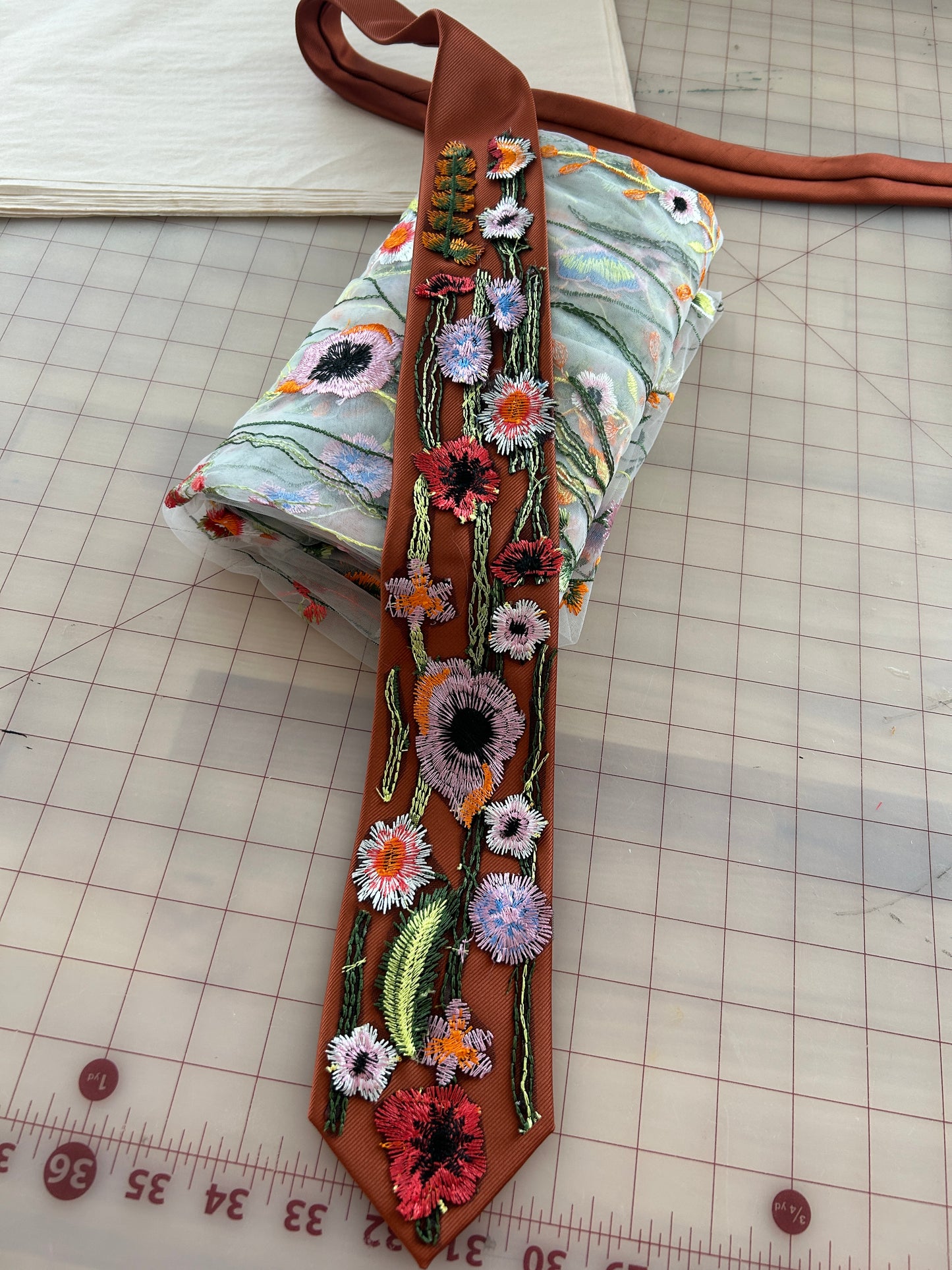 Orange Wildflower | Floral Ties