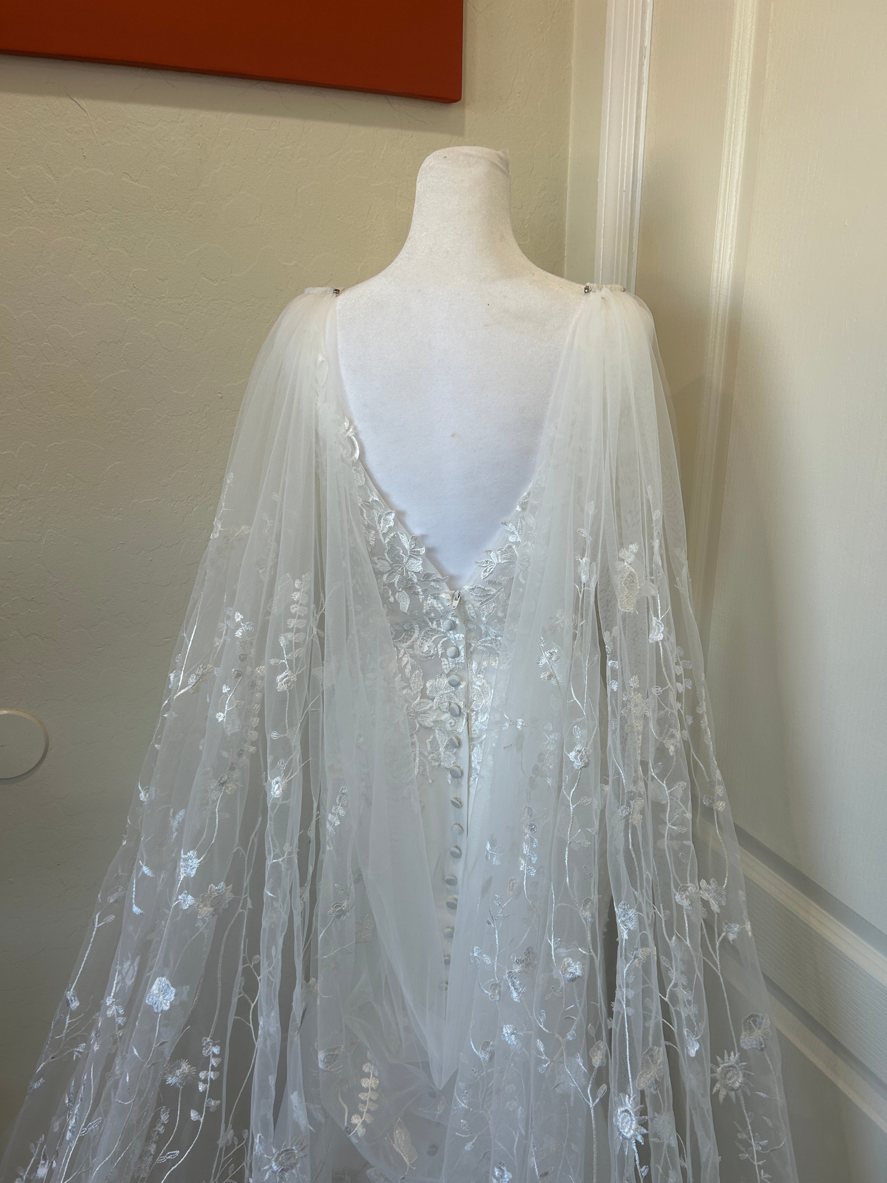 Veil to Cape | Upgrade – Belle Botanical Creations LLC