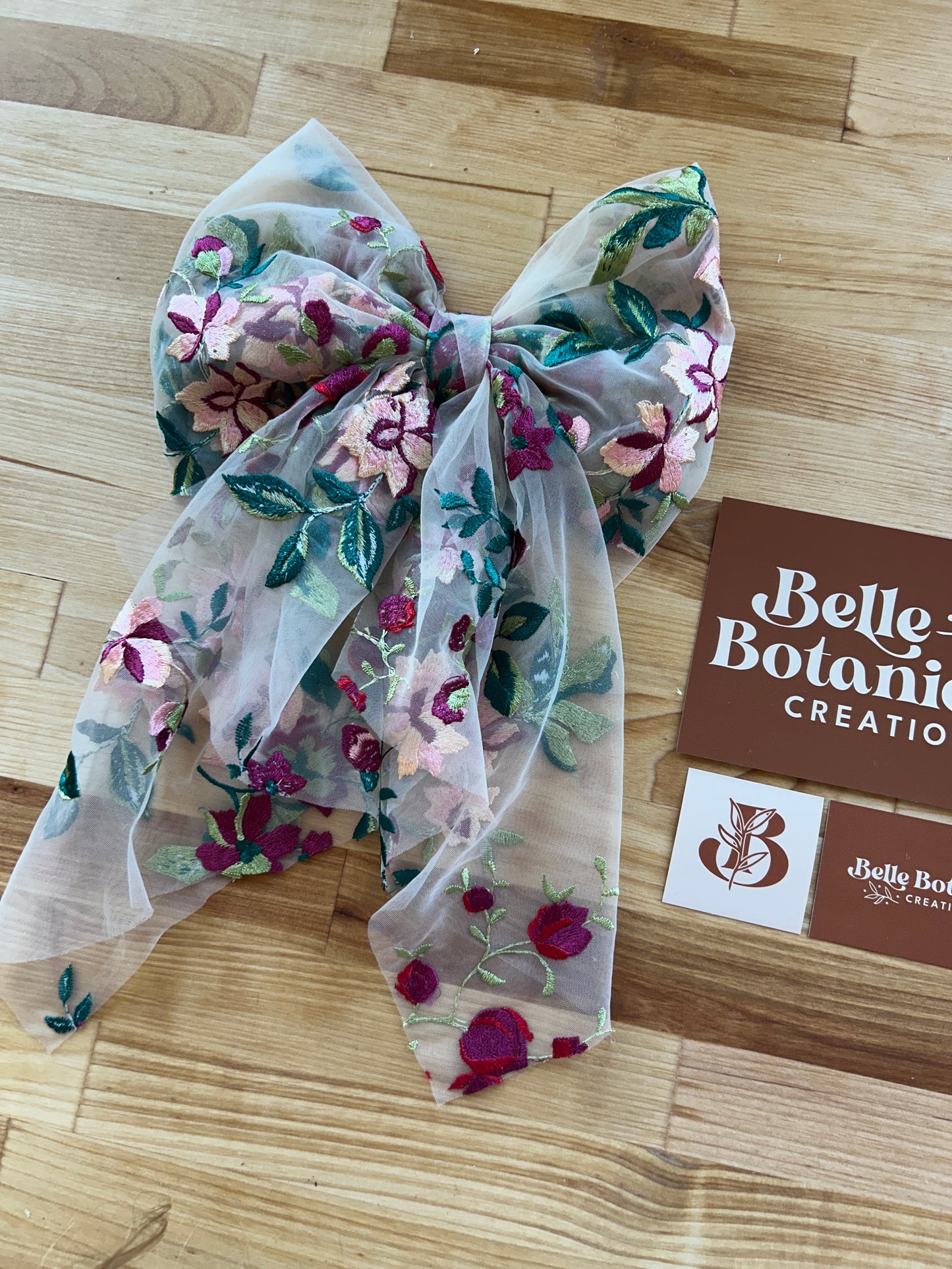 Jewel | Floral Hair Bow