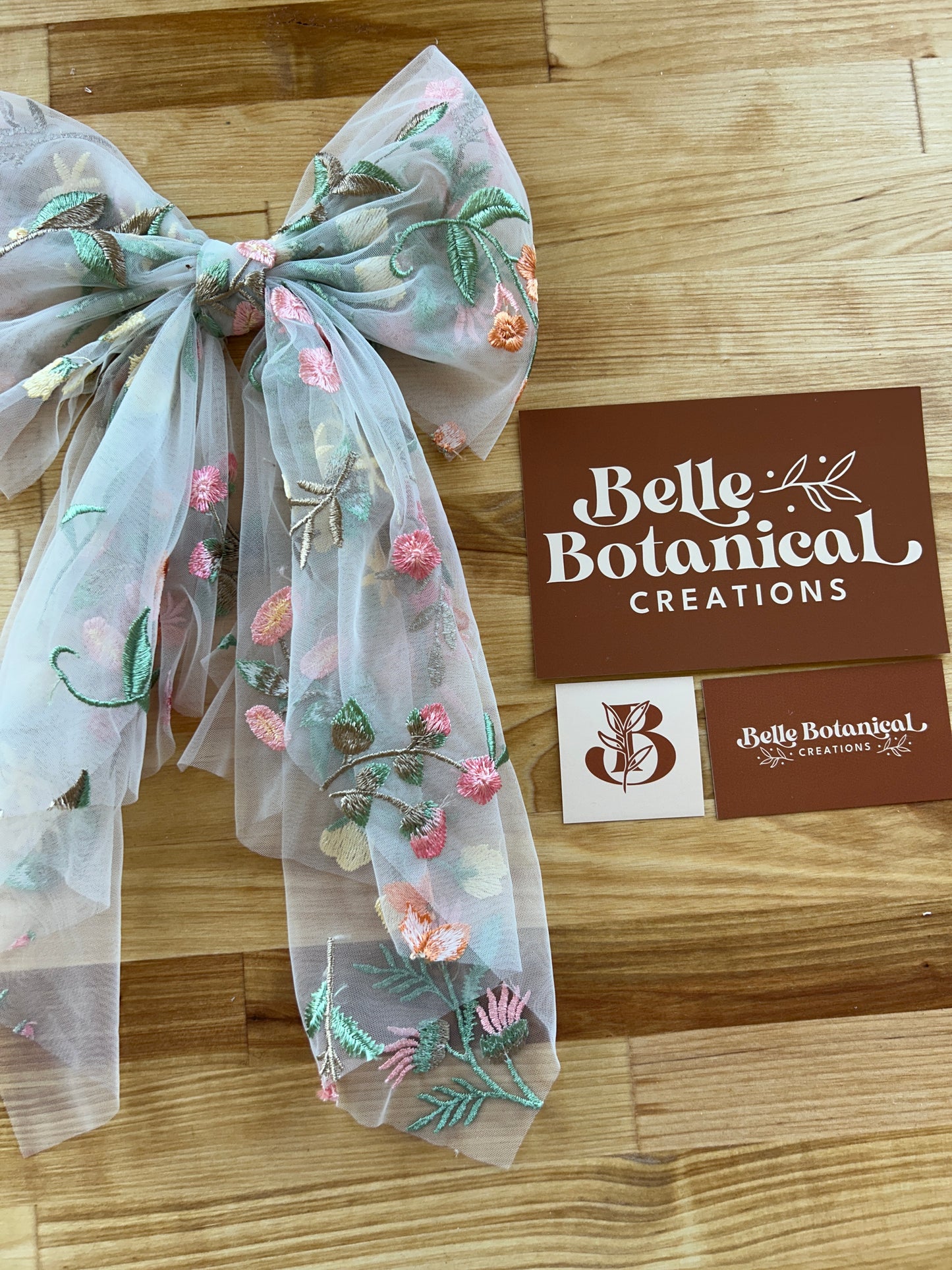 Springtime | Floral Hair Bow