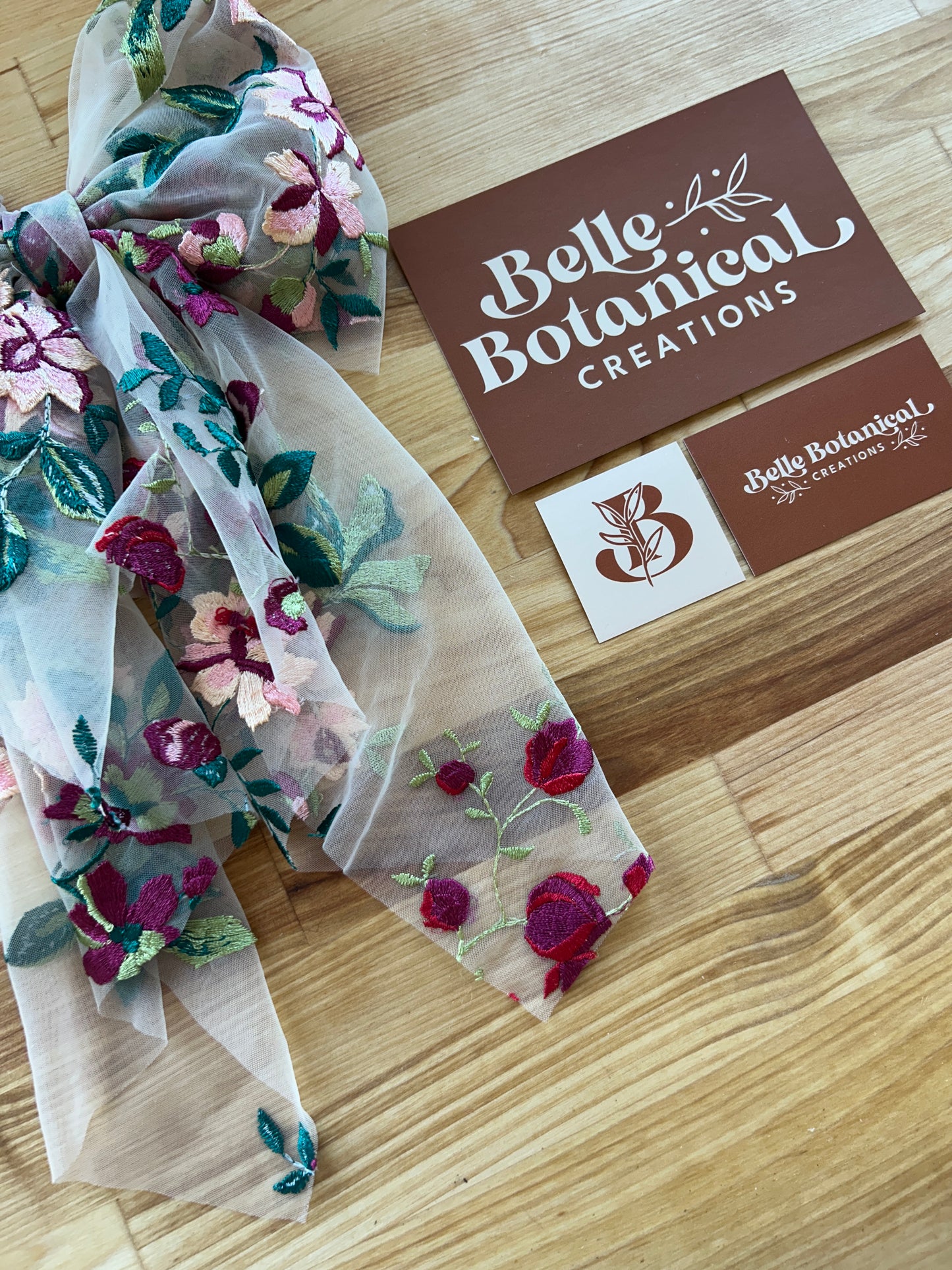 Jewel | Floral Hair Bow